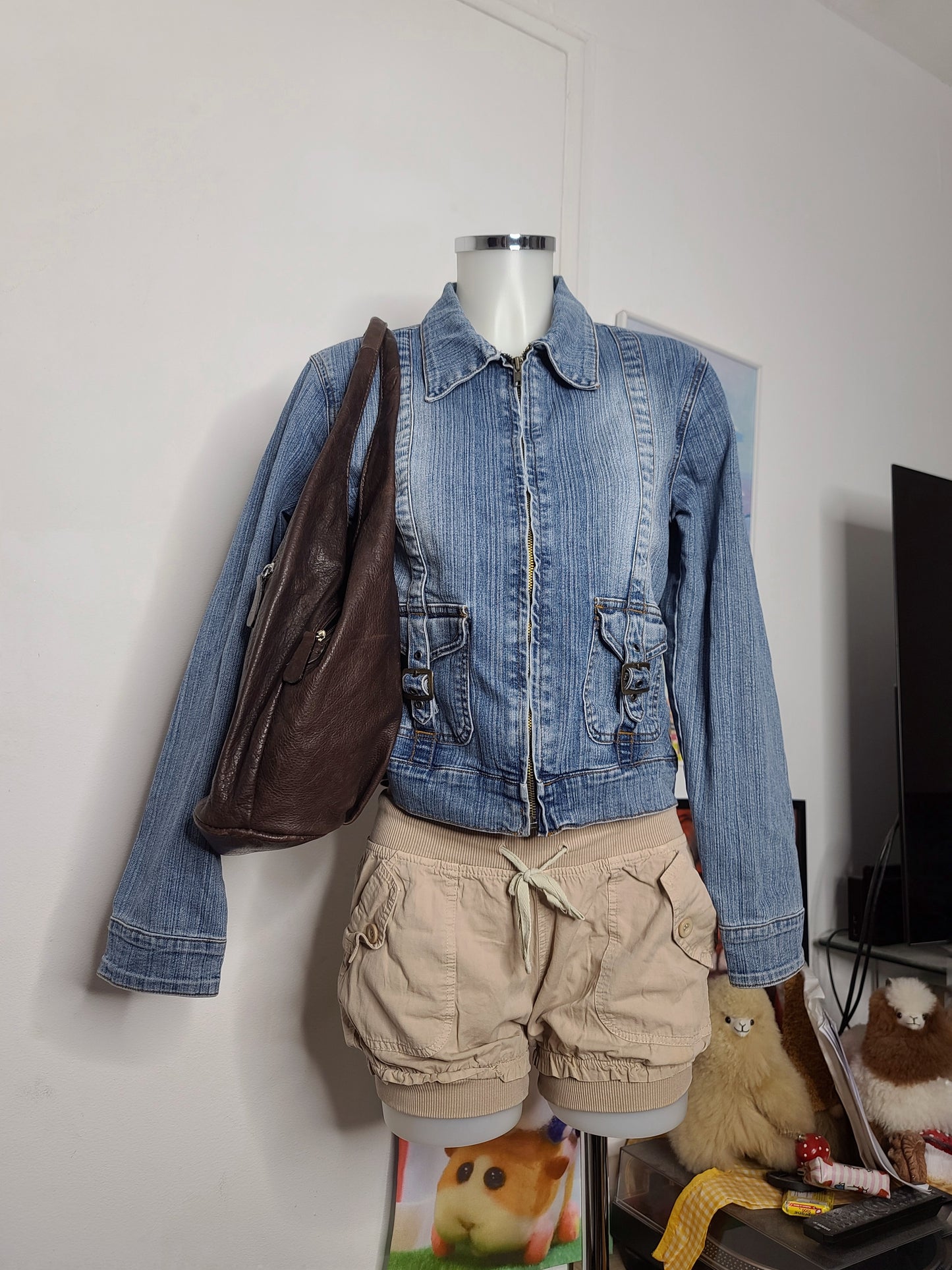 Y2k vintage denim jacket