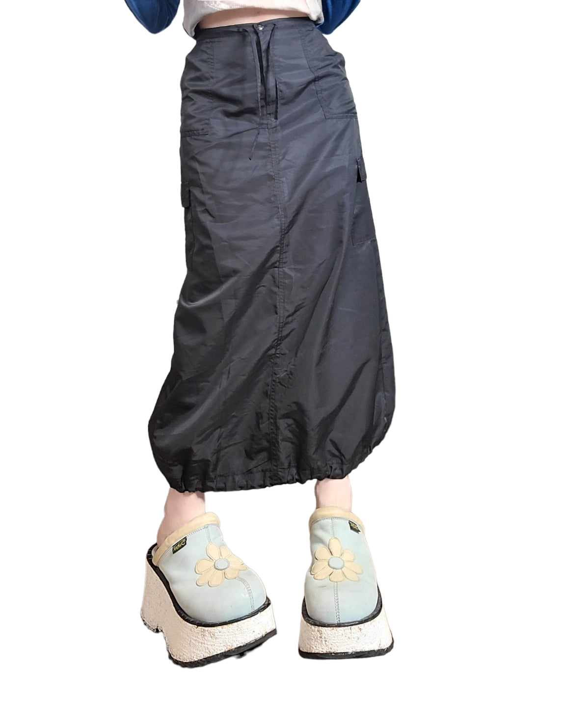 Longue jupe parachute gorpcore