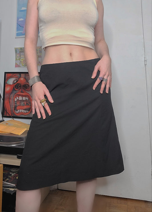 Y2k vintage black skirt