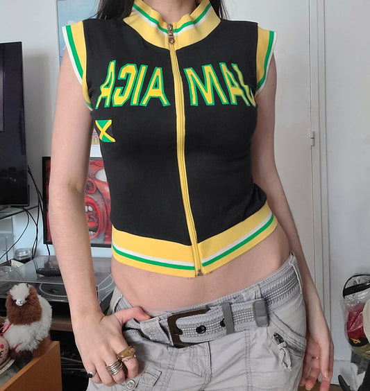 Jamaica blokette y2k vintage sportwear top 