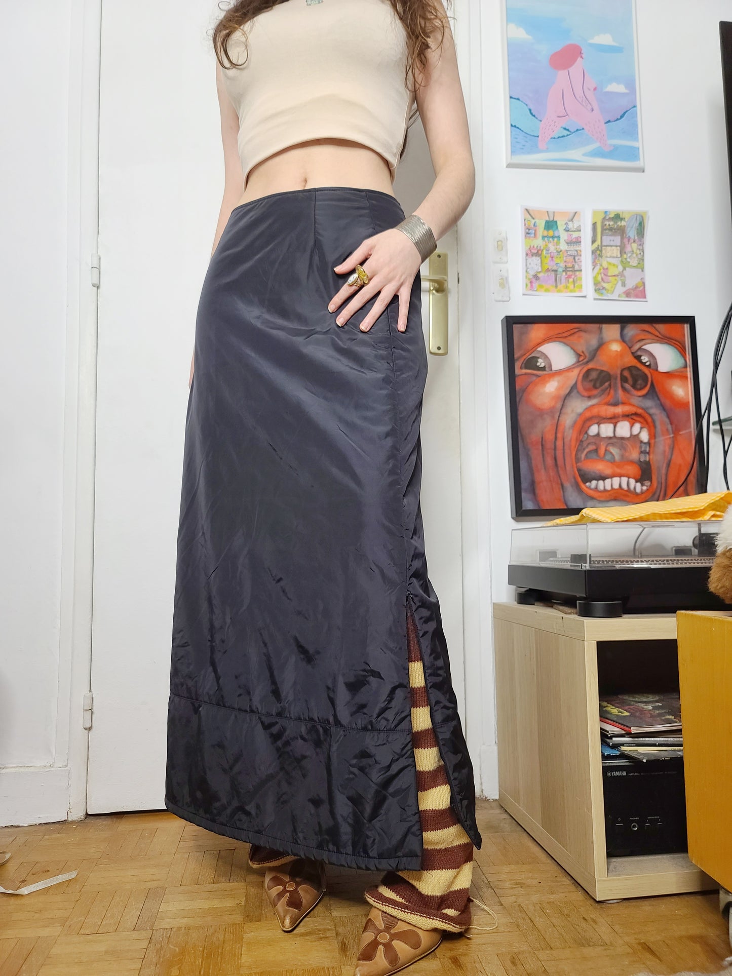 Cybery2k parachute maxi skirt