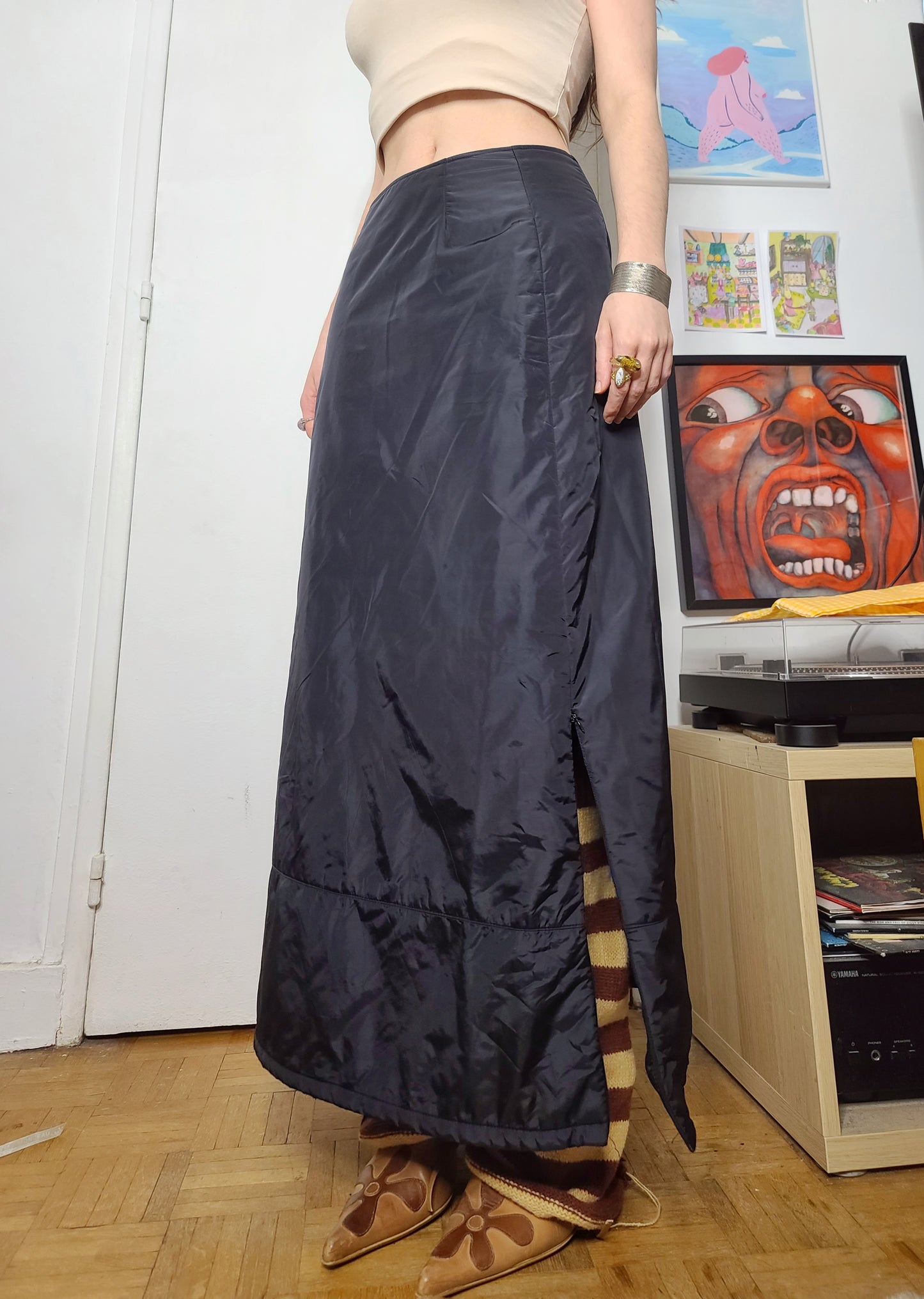 Cybery2k parachute maxi skirt