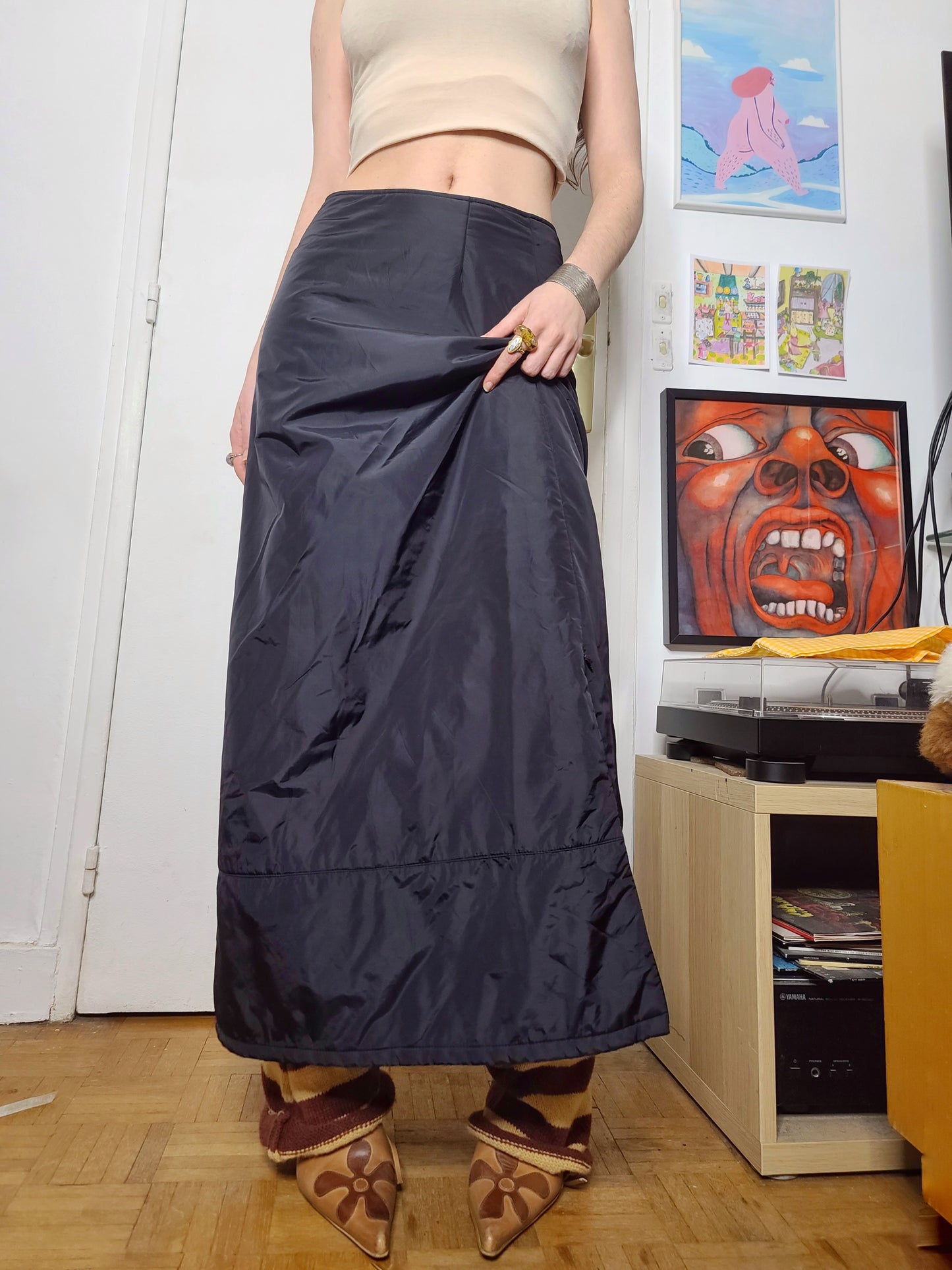 Cybery2k parachute maxi skirt