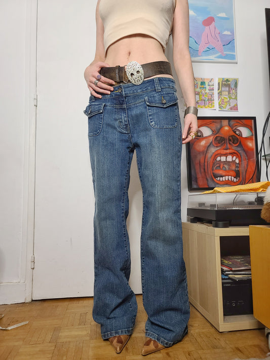 90s grunge denim overpants