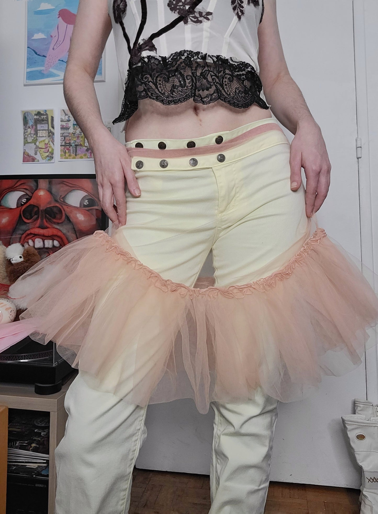 Y2k balletcore pink skirt