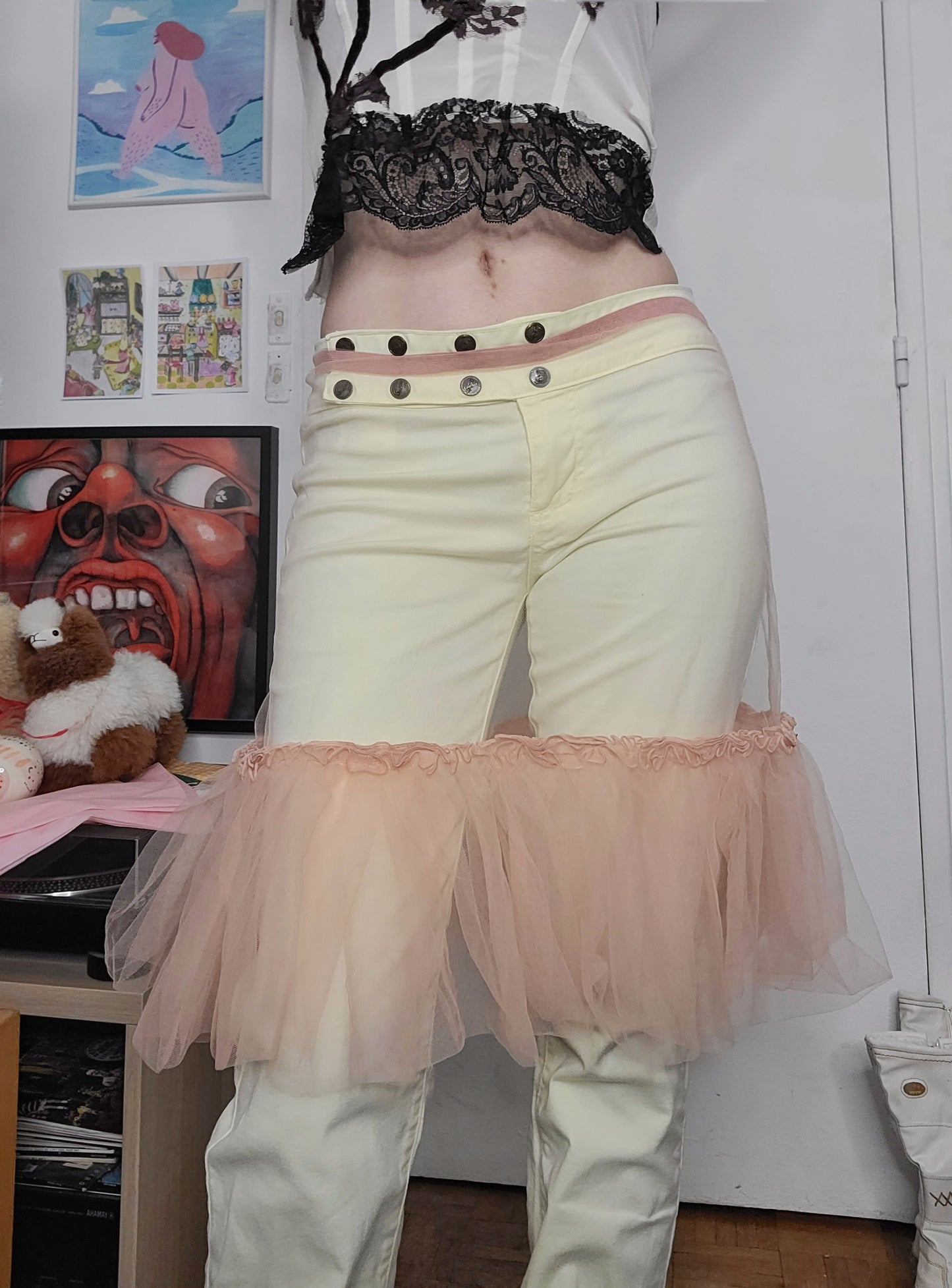 Y2k balletcore pink skirt