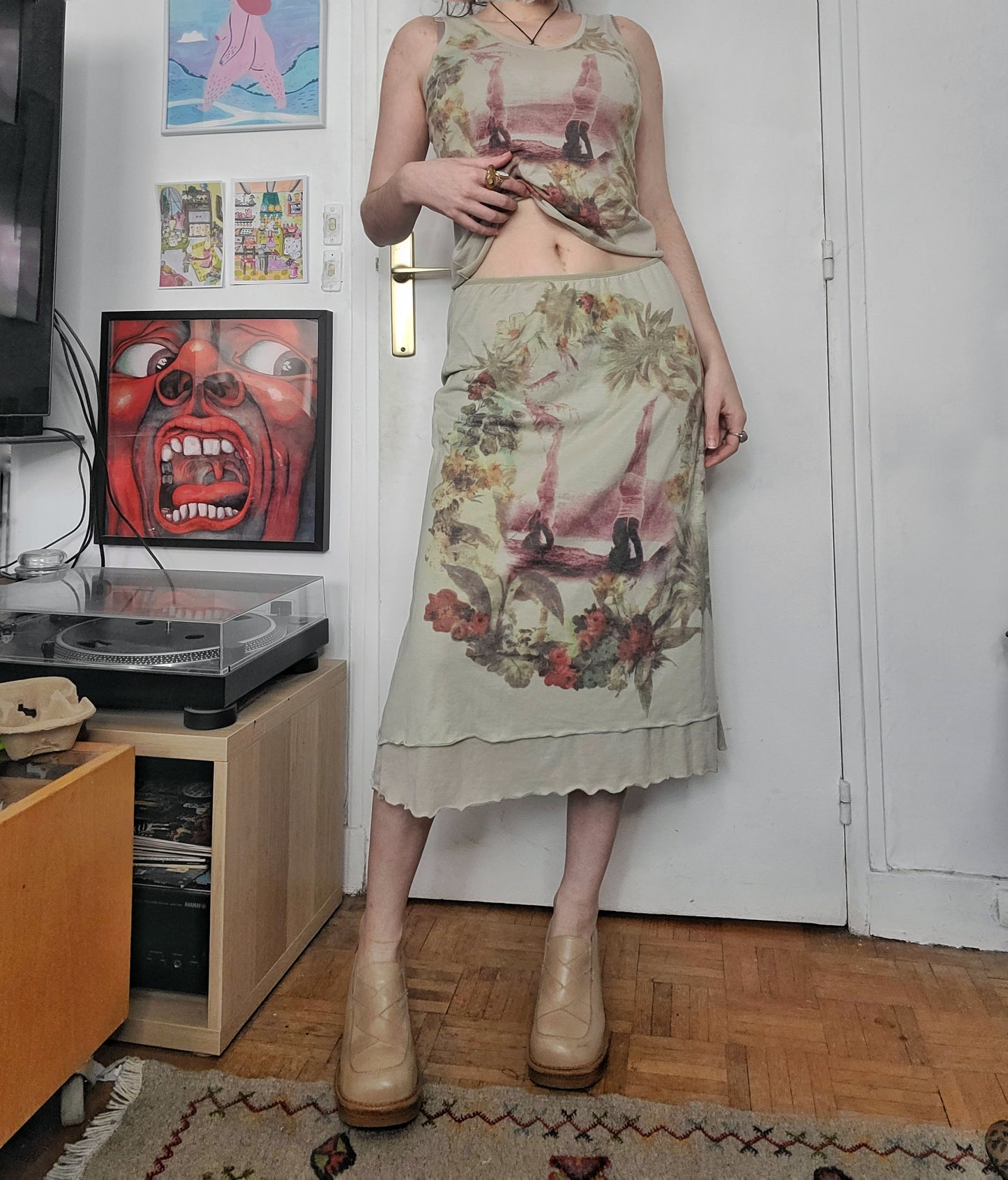 Y2k indie printed set