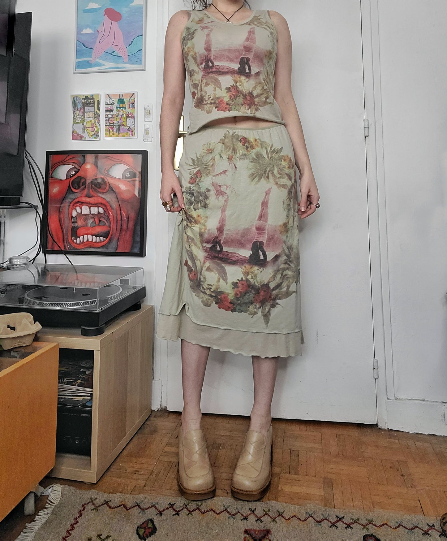 Y2k indie printed set