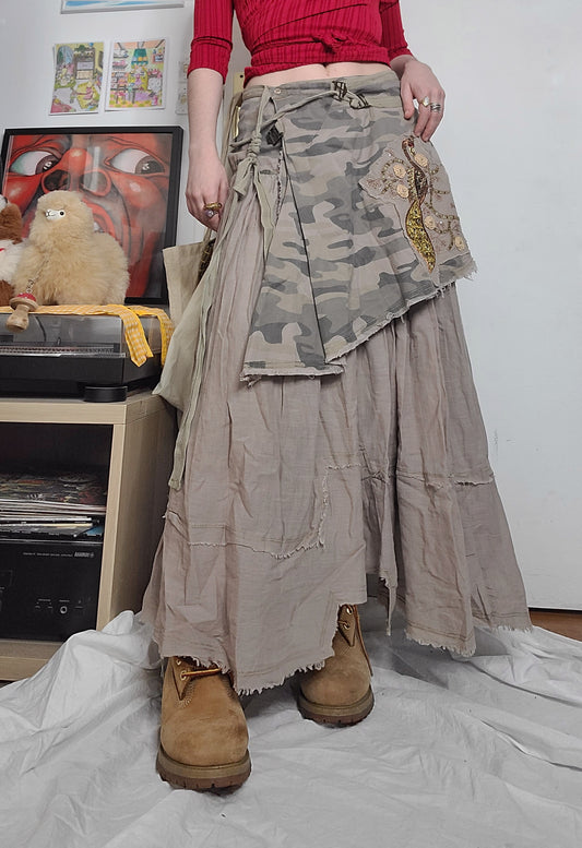90s fairygrunge cargo skirt