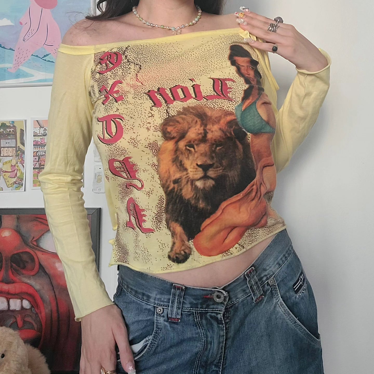 Bimbo y2k mcbling top - zimfriperie