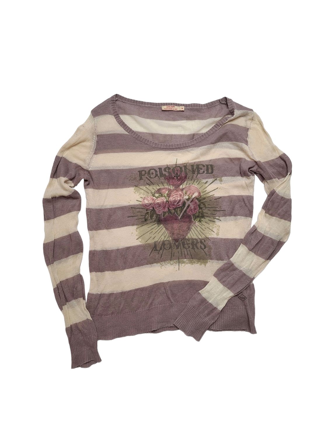 Cybergrunge stripes sweater