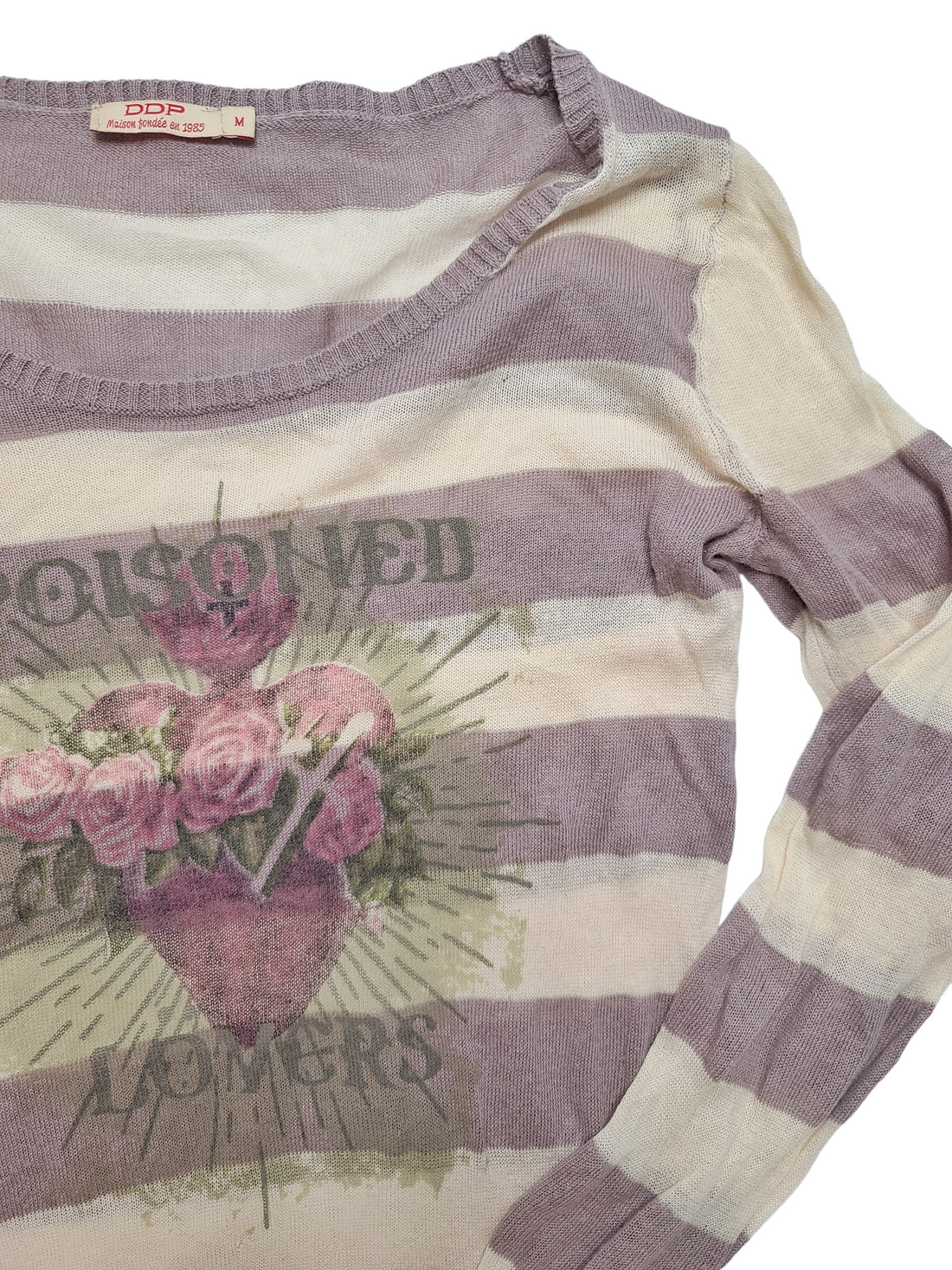 Cybergrunge stripes sweater