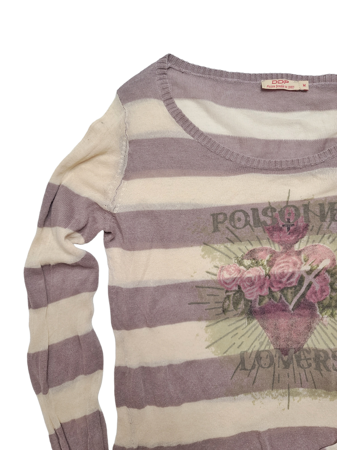 Cybergrunge stripes sweater