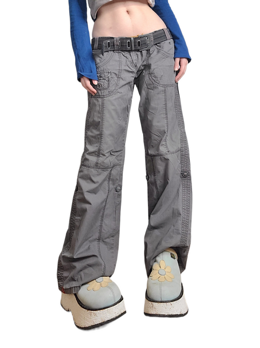 Cargo overpants grunge skater 90s multipoches y2k cybery2k cybergrunge