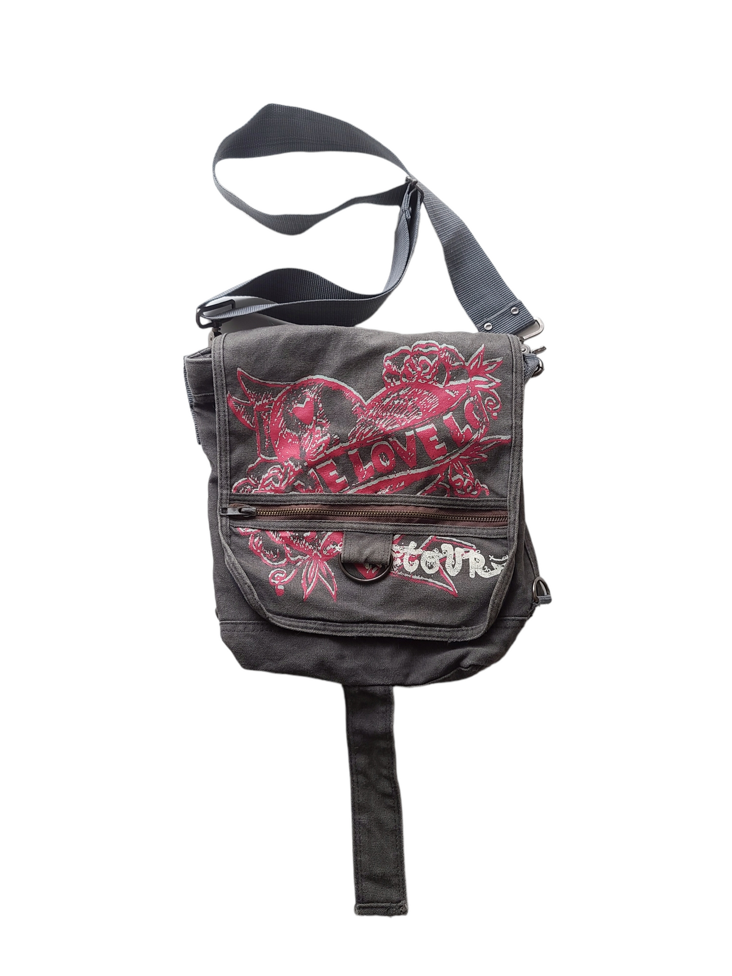 Sac besace grunge beige gorpcore cargo dystopian cyber cybergrunge sangles archive