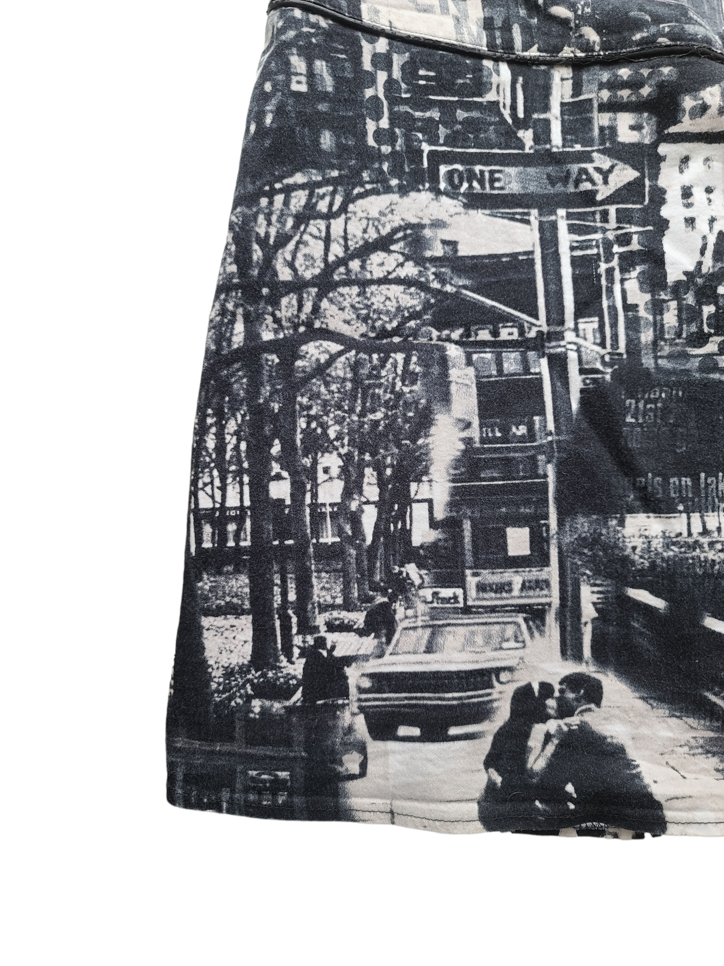 New York graphic archive skirt