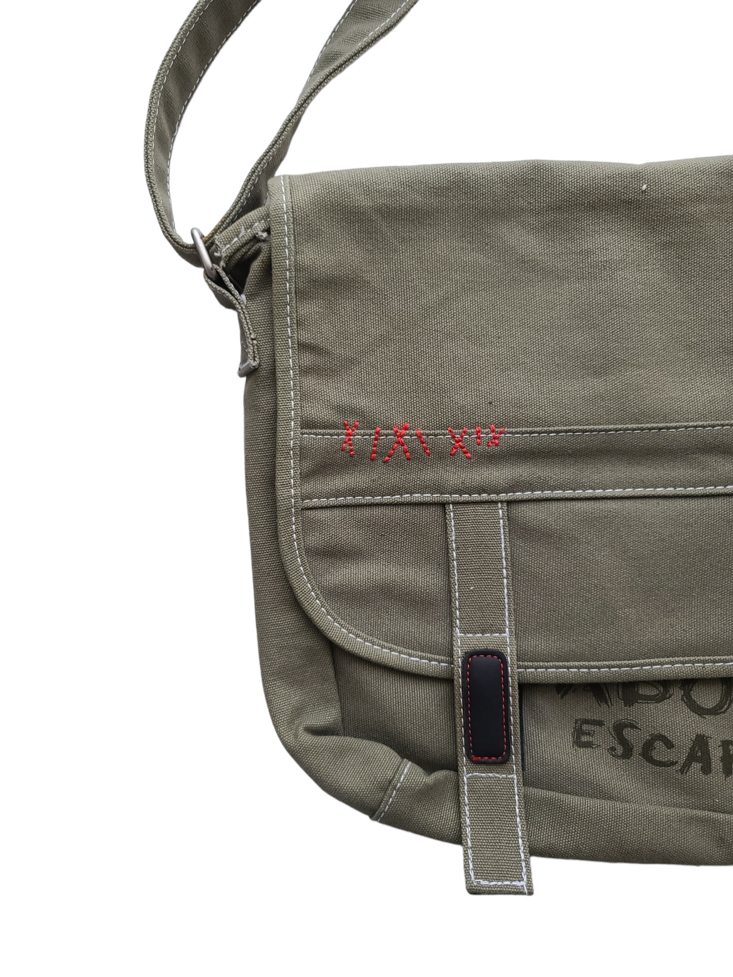 Cybery2k grunge khaki shoulder bag