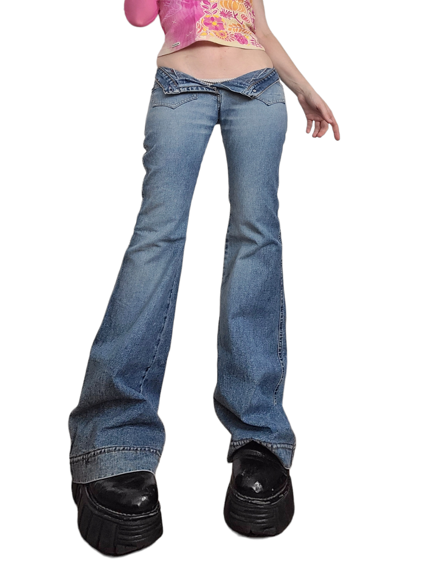 Y2K flared jeans