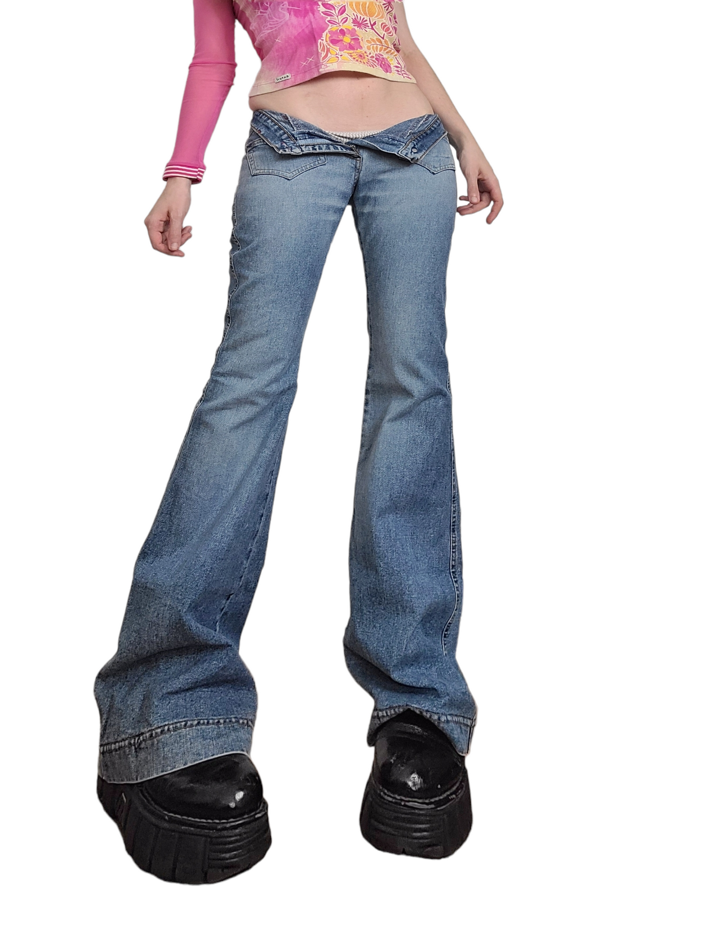 Y2K flared jeans