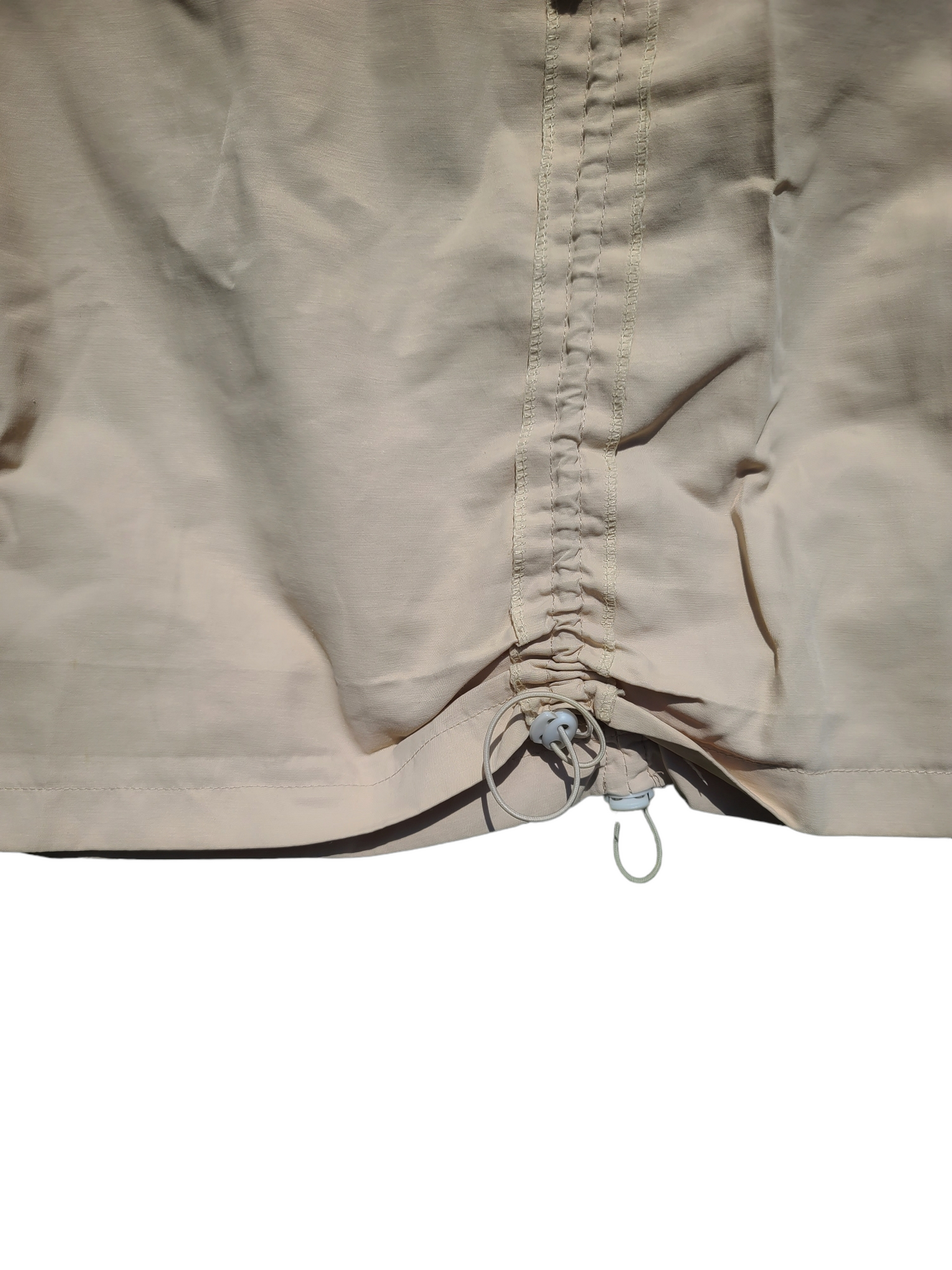 Beige gorpcore maxi skirt