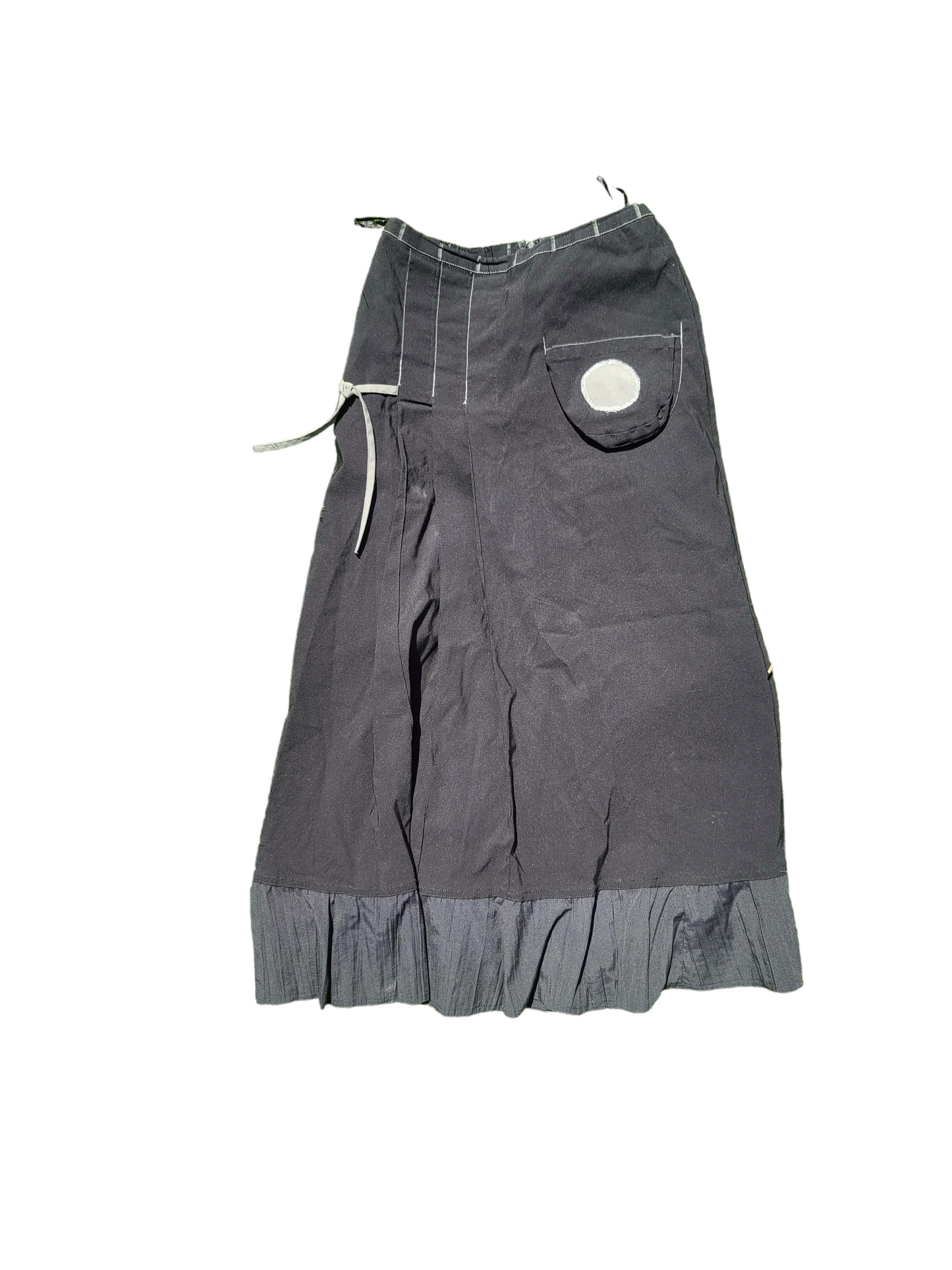 Maxi skirt cybery2k archive fashion rare parachute dytopian 2000 vintage post-apo subversive basics grunge rare
