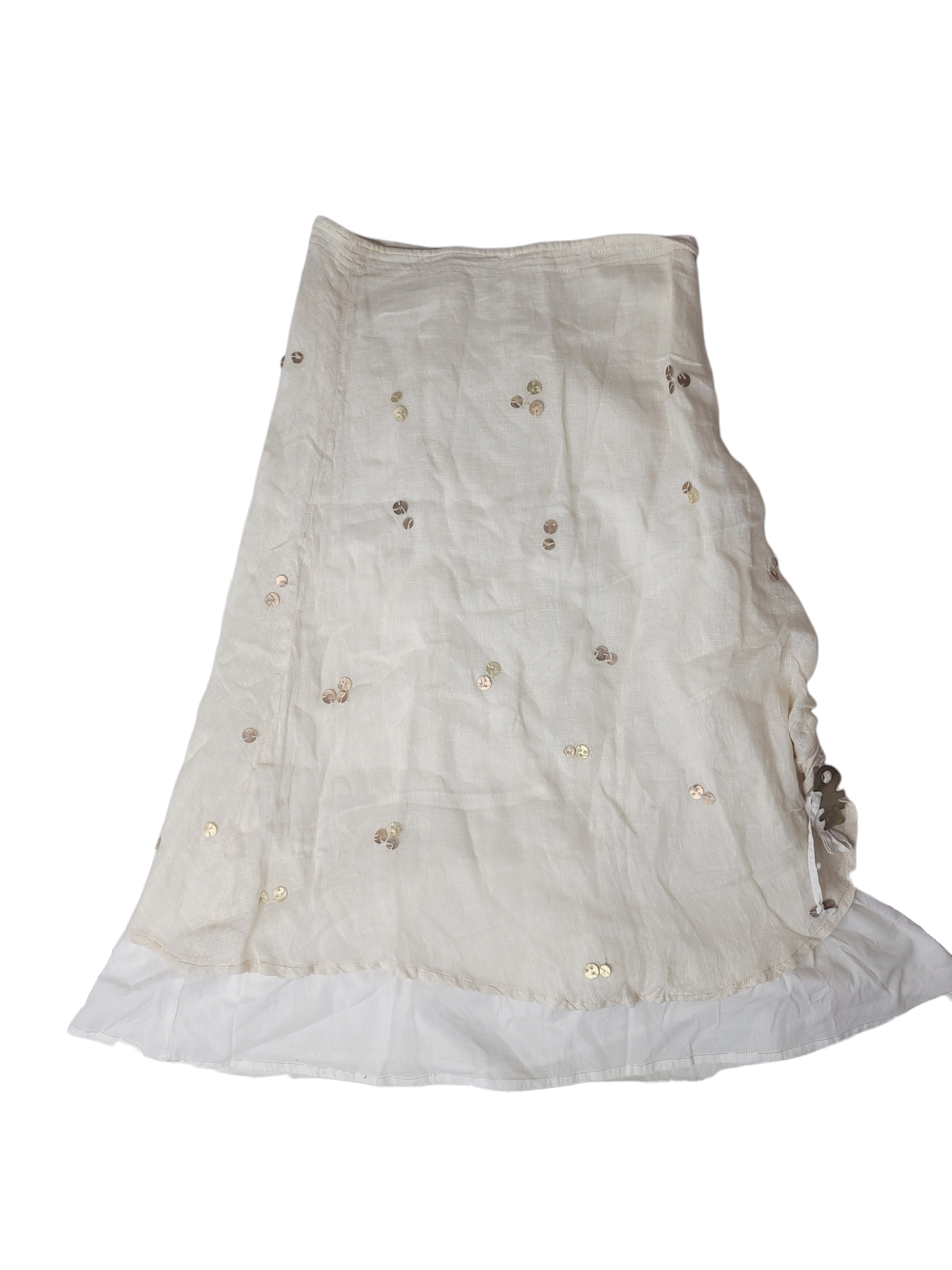 Jupe lin longue archive y2k grunge fairygrunge fairy nature forest bohem bohemian neutral style dystopian cute y2k