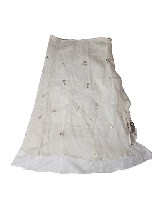 Jupe lin longue archive y2k grunge fairygrunge fairy nature forest bohem bohemian neutral style dystopian cute y2k