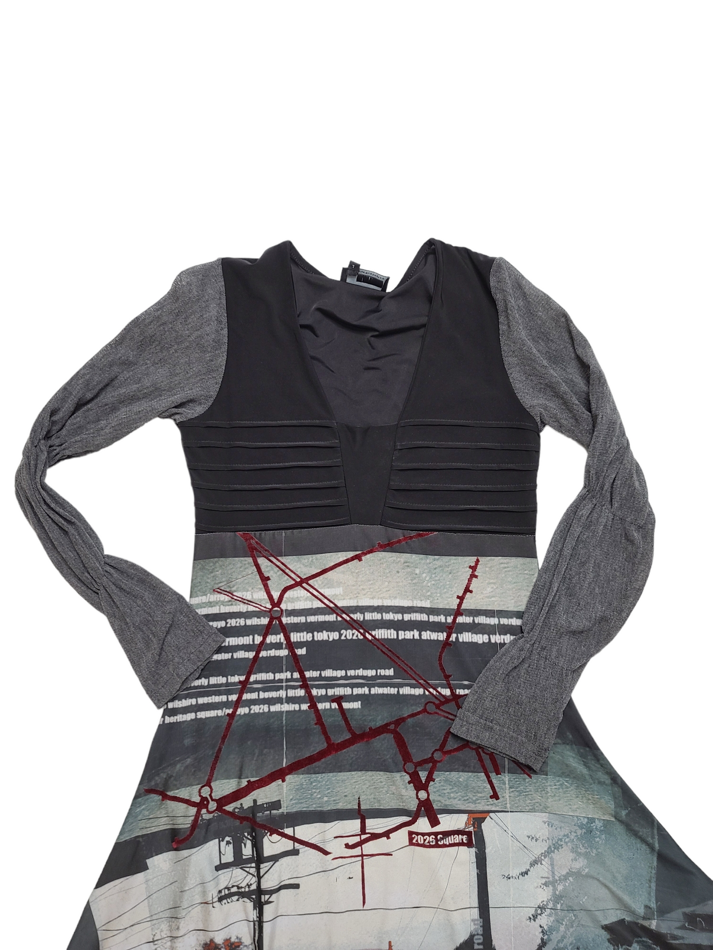 Cybery2k futuristic long dress