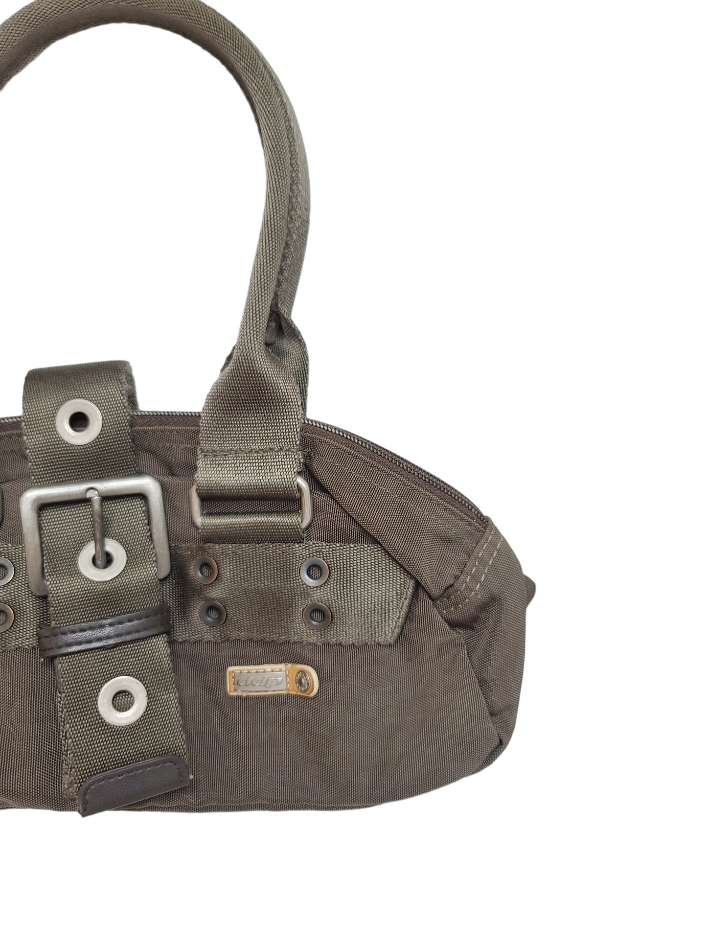 Khaki gorpcore cybergrunge bag