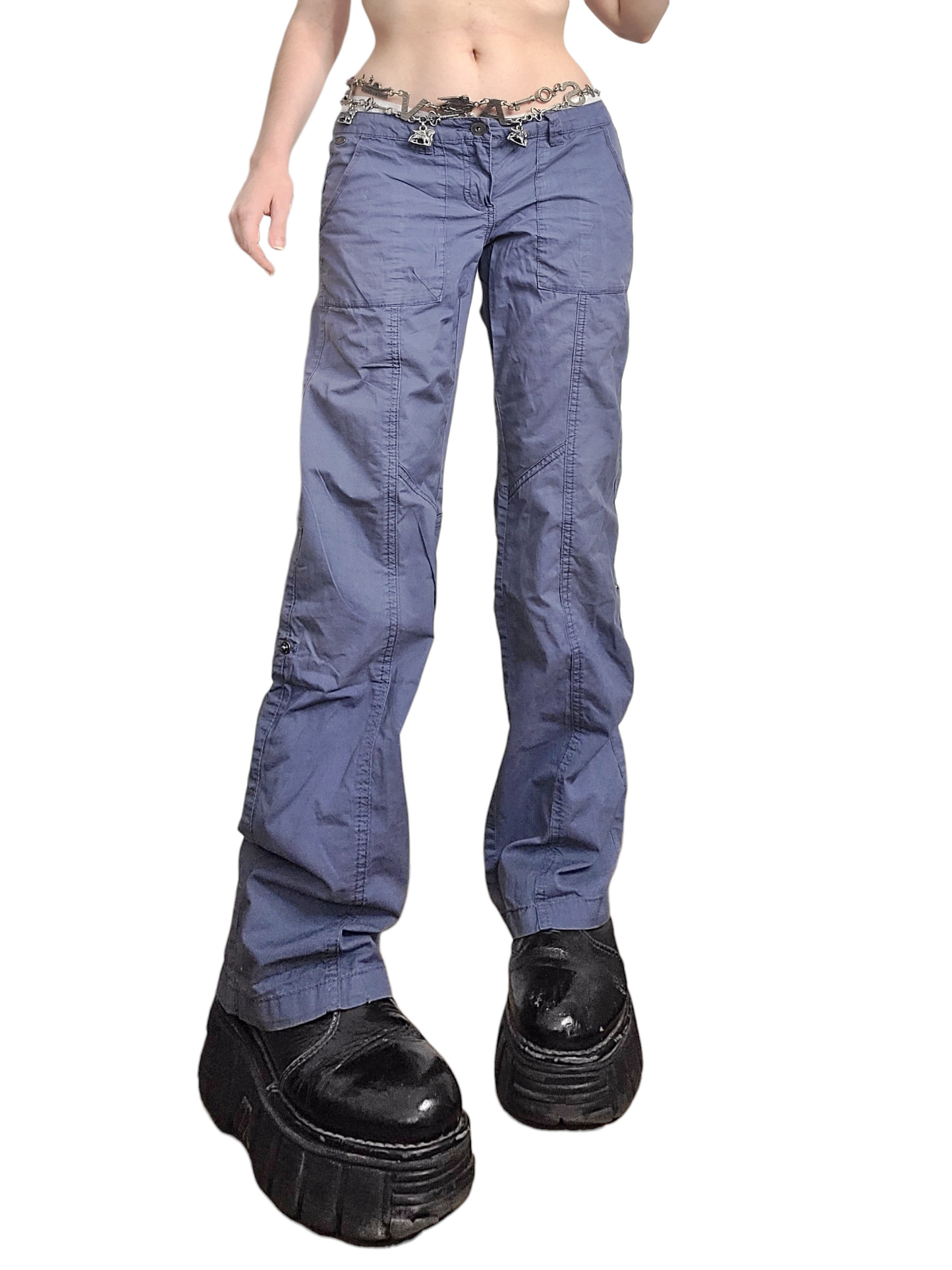 Cargo overpants grunge skater 90s multipoches y2k cybery2k cybergrunge