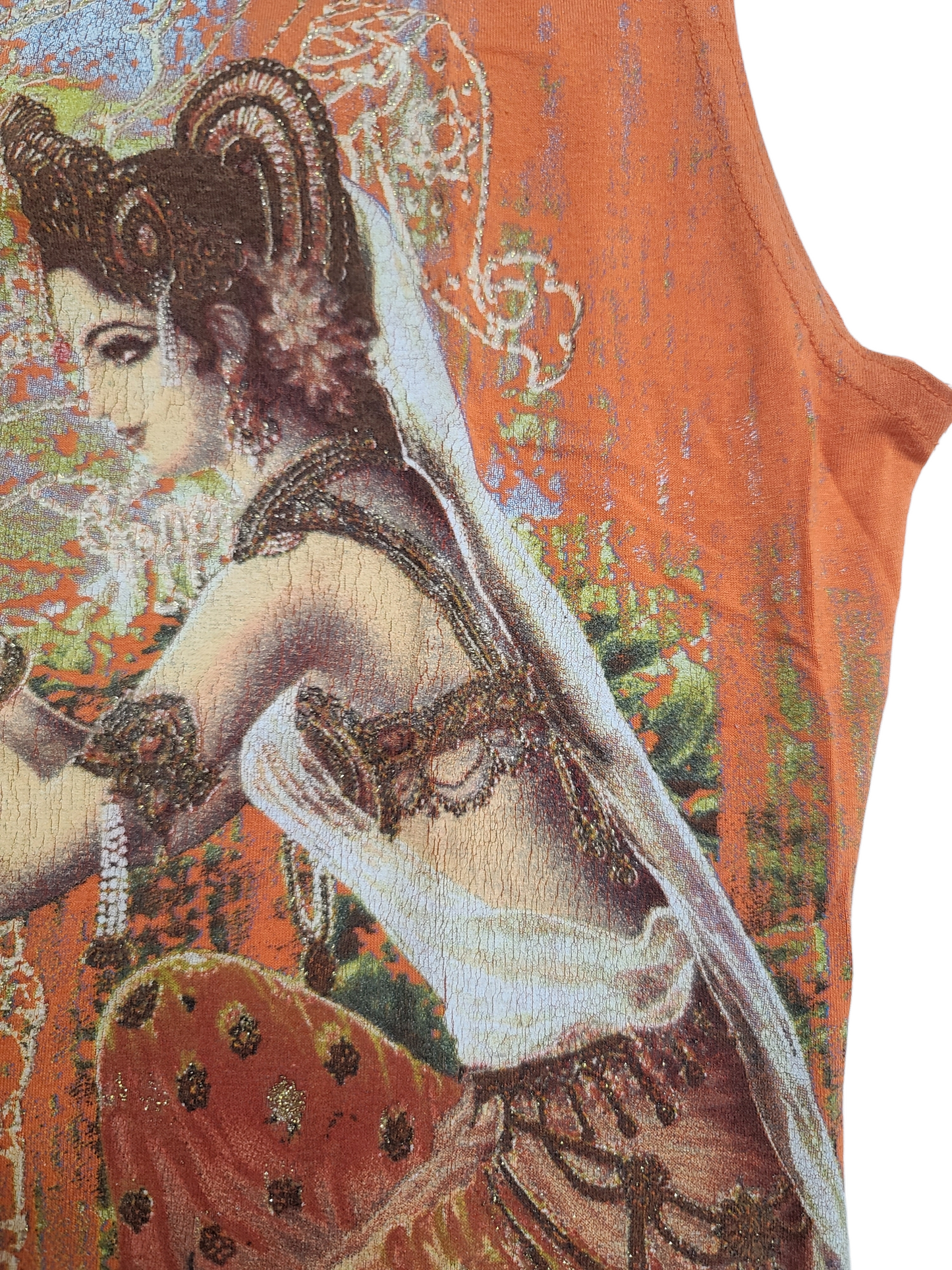 Cybergrunge printed tank top