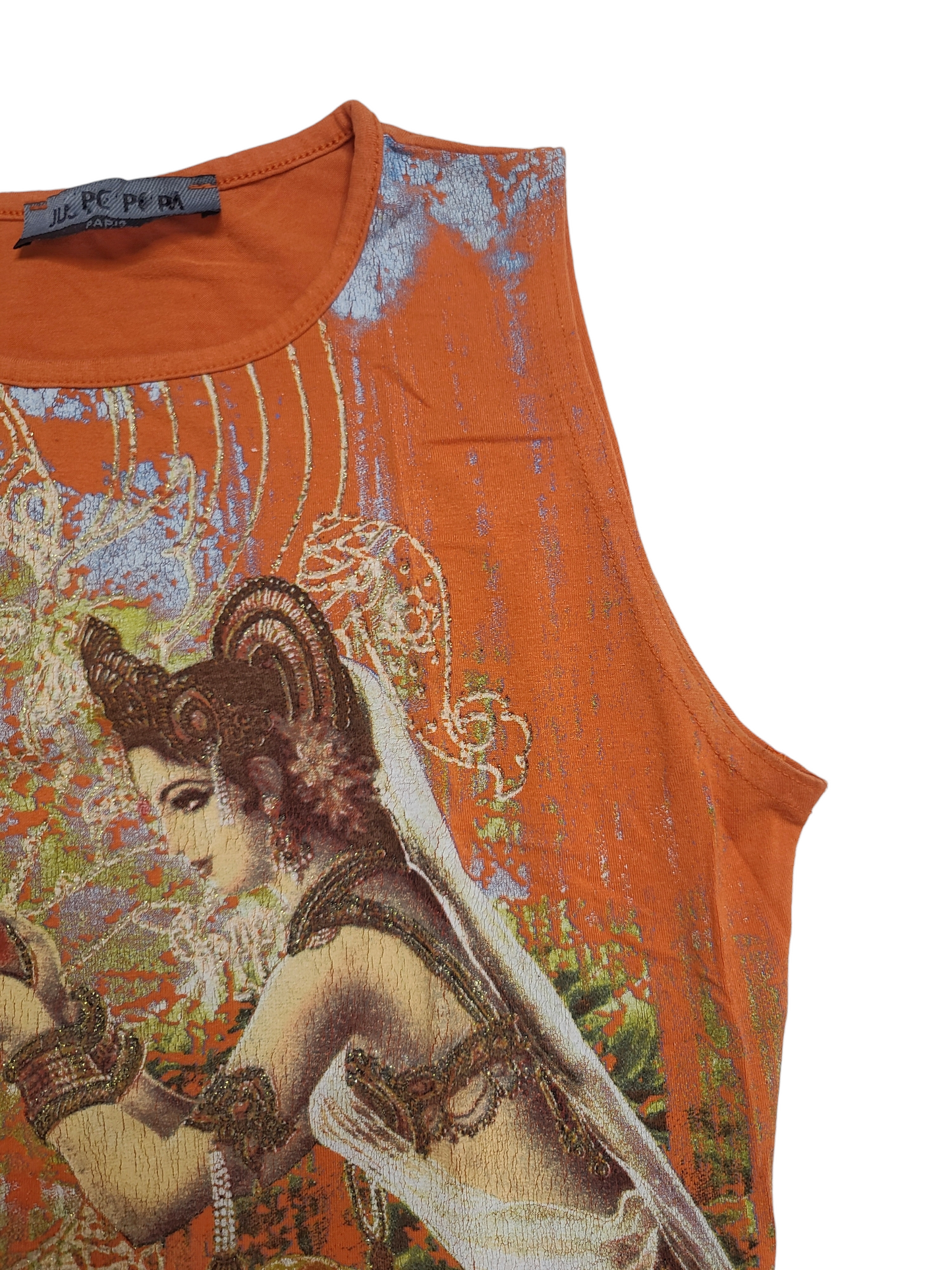 Cybergrunge printed tank top