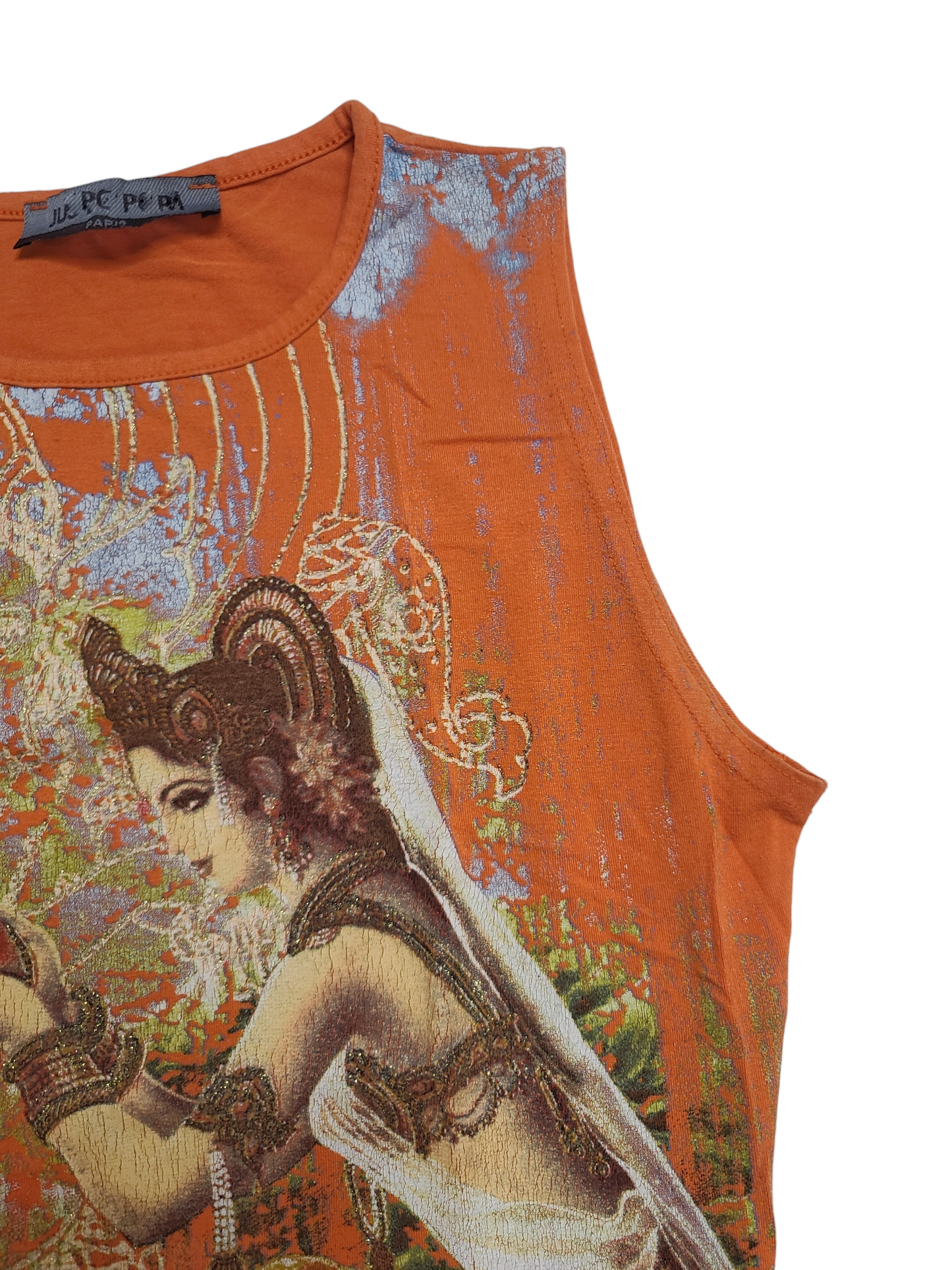 Tank top printed cybergrunge