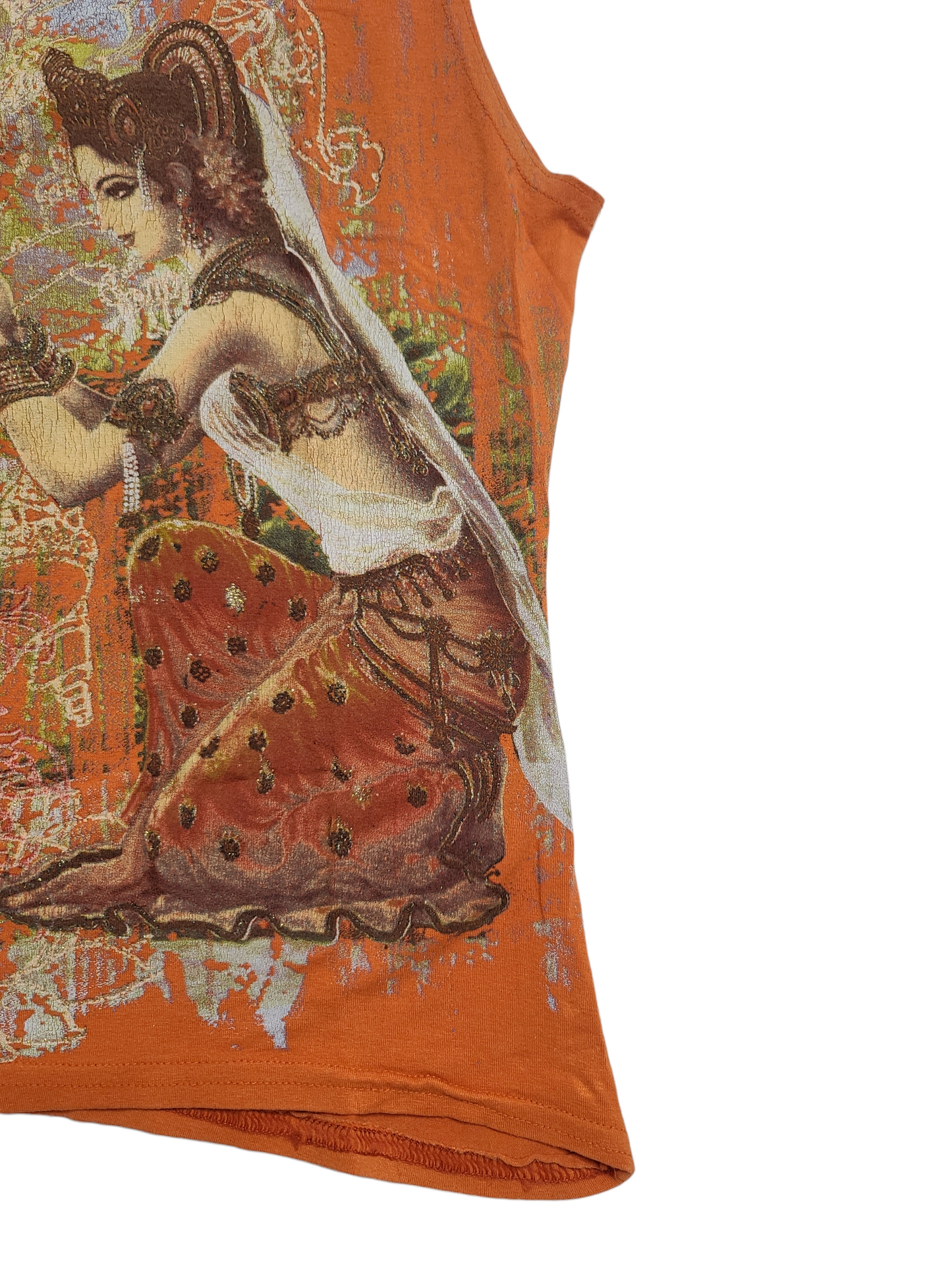 Cybergrunge printed tank top
