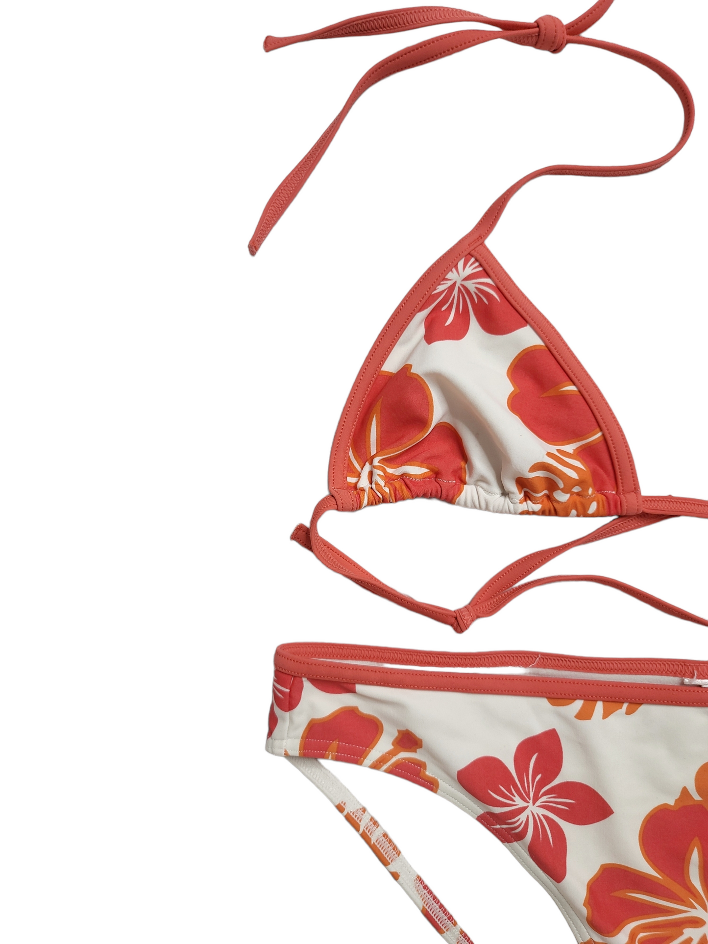 Maillot de bain 90s hibiscus