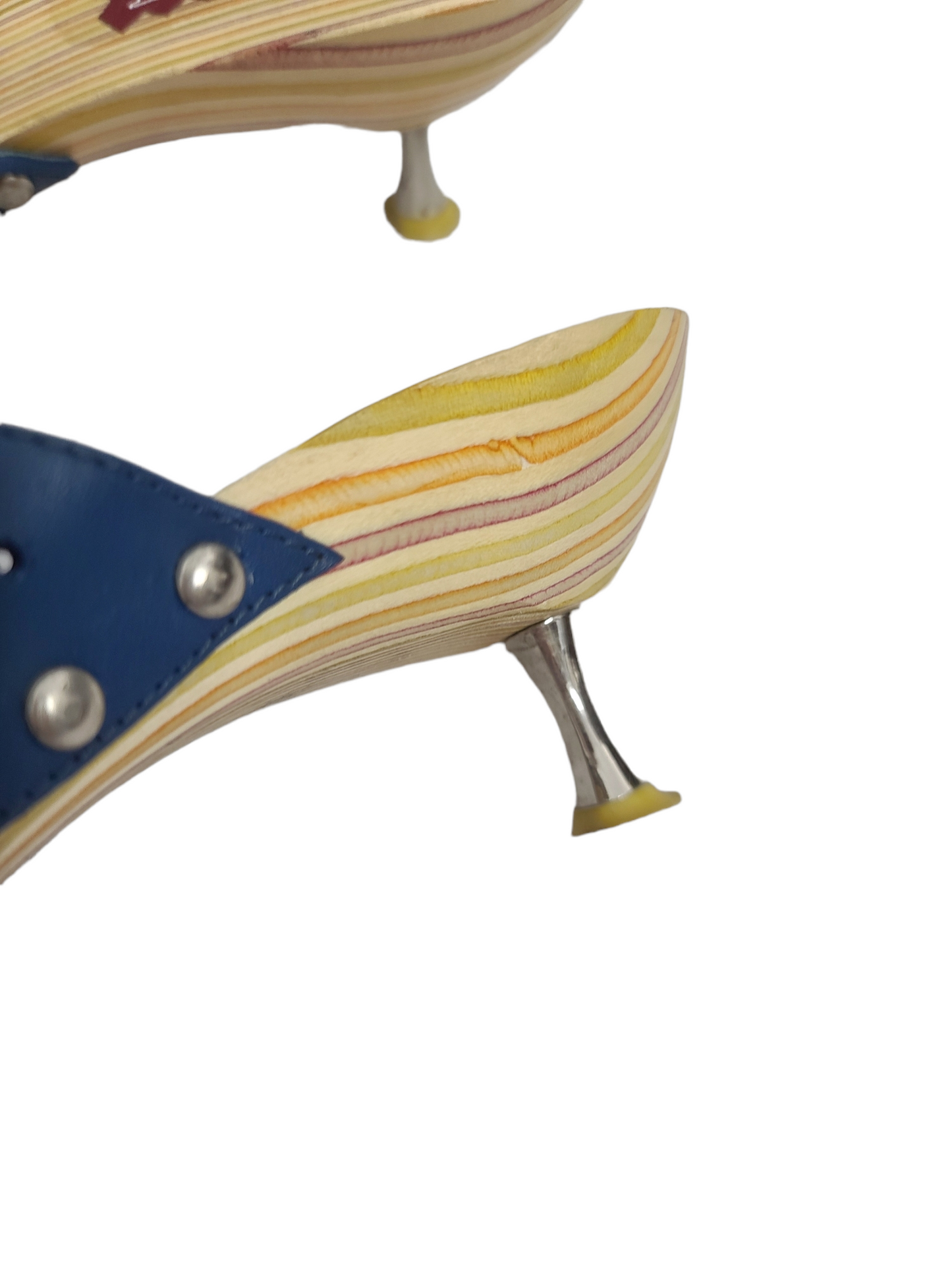 Futuristic 90s colorfull mules