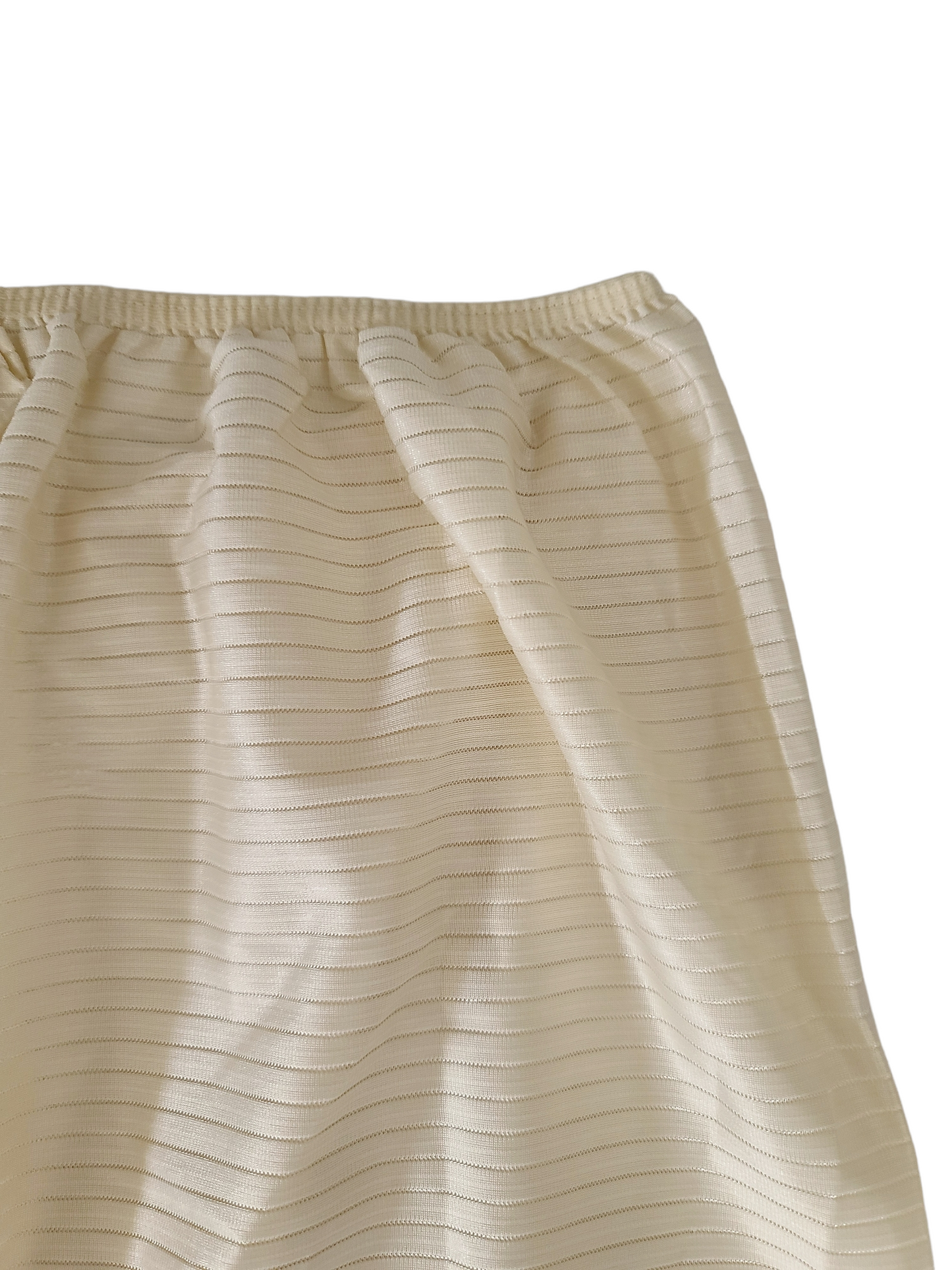 Jupe coquette beige dentelle