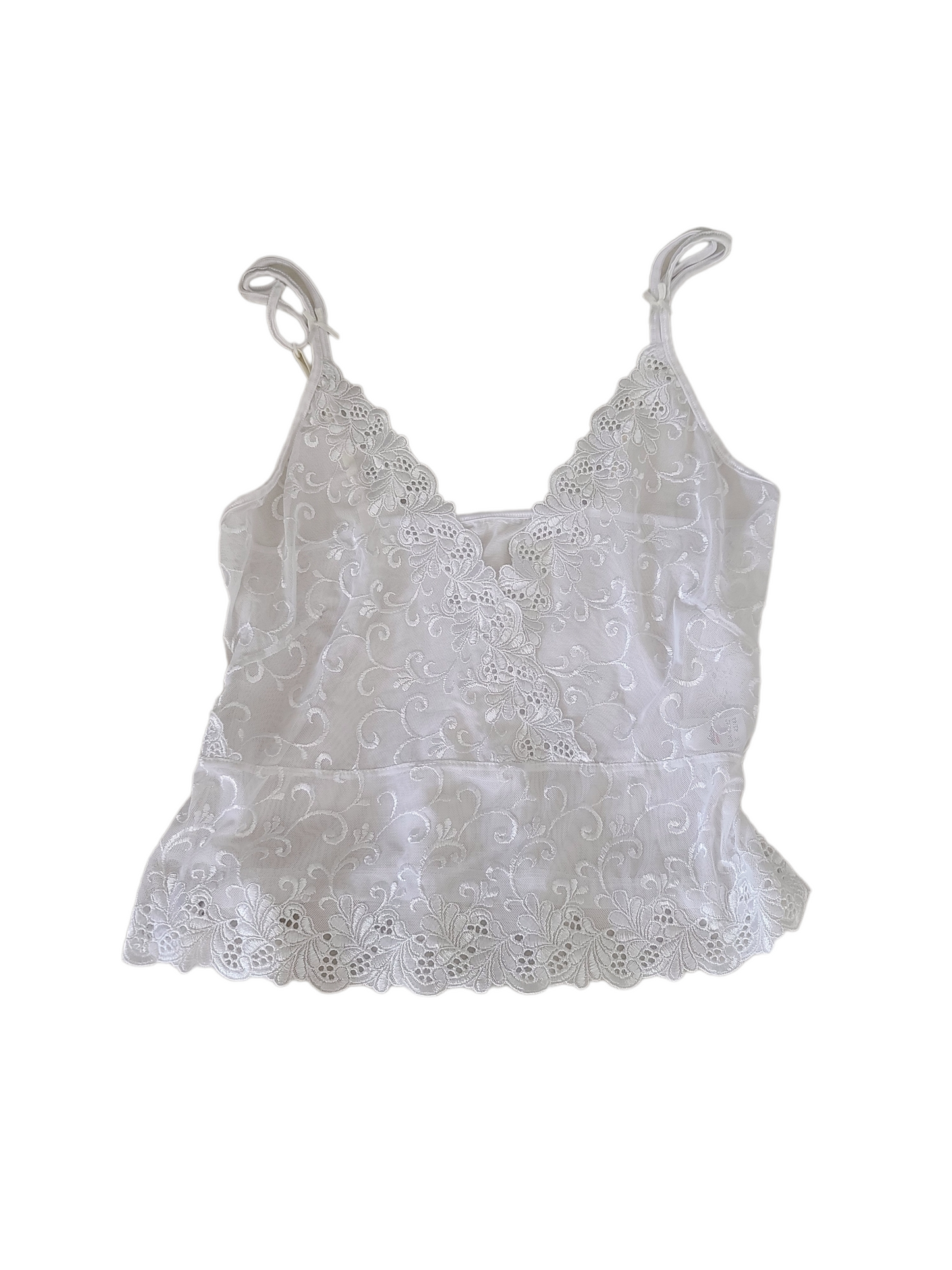 Cami top bralet lace coquette top dentelle cute y2k 2000 blanc balletcore fairy cute