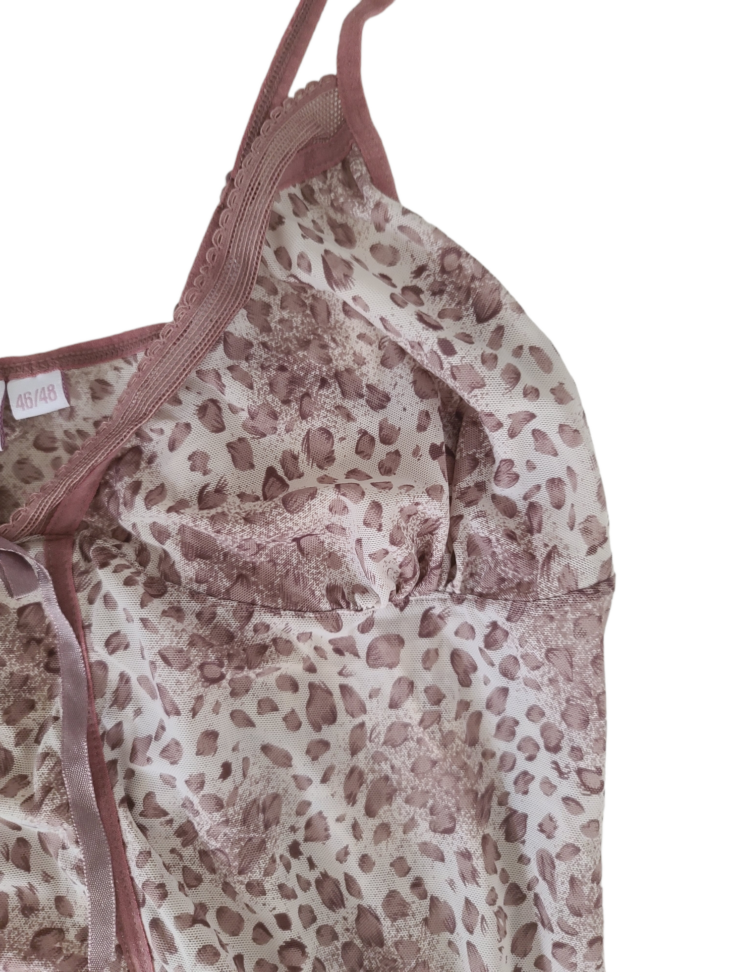 Top bimbocore coquette leopard y2k