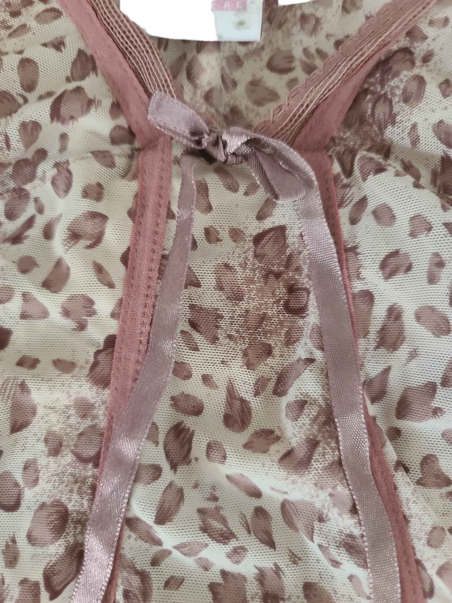 Top bimbocore coquette leopard y2k