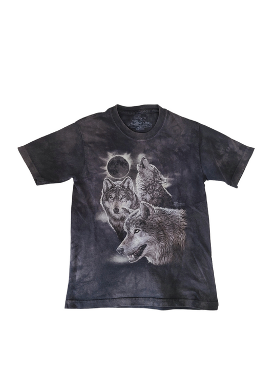Tshirt rock vintage y2k emo printed animal kitch metal loups nature streetwear