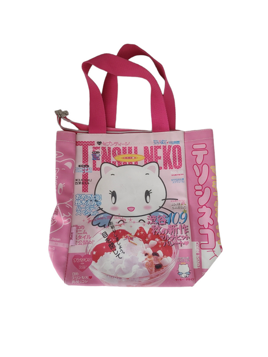Printed bag y2k japan harajuku kawaii cute fraises kidcore maximalist gyaru strawberry japan archive 2000 2005 tenshi neko hello kitty