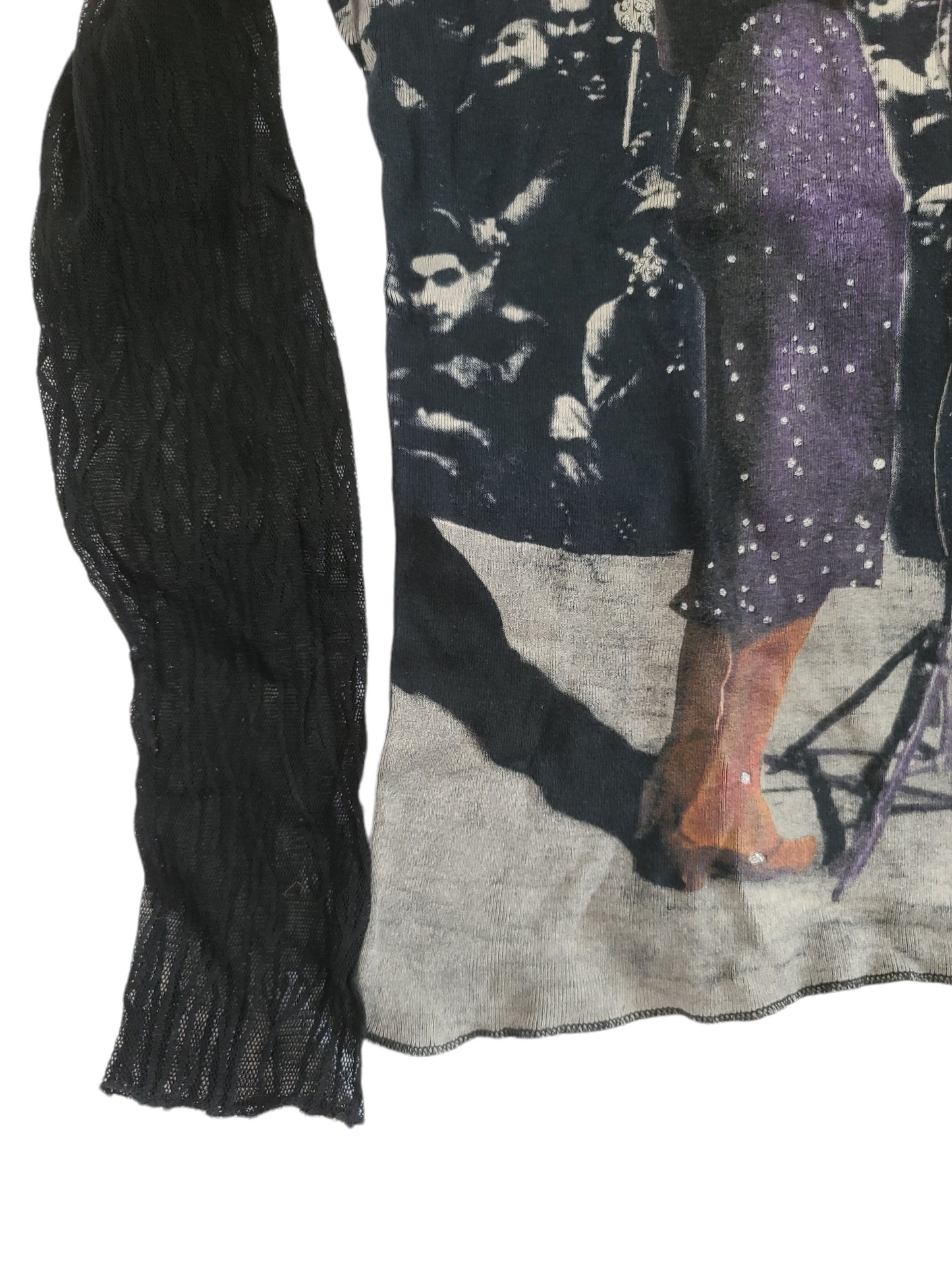 Top cybery2k imprimé Marylin Monroe