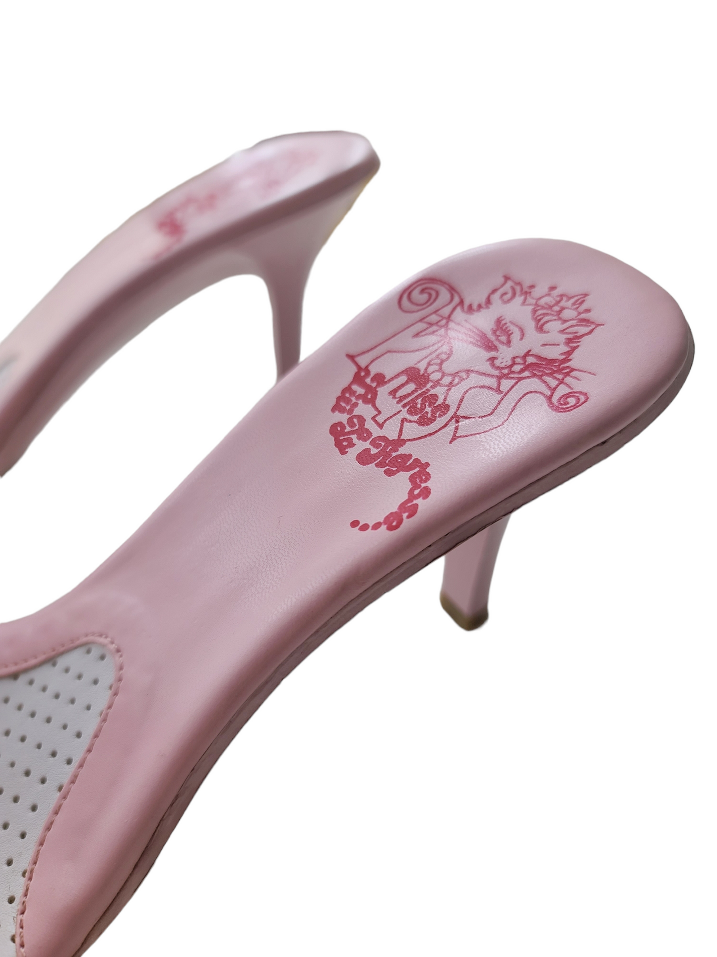 Y2k mules barbiecore mcbling pink