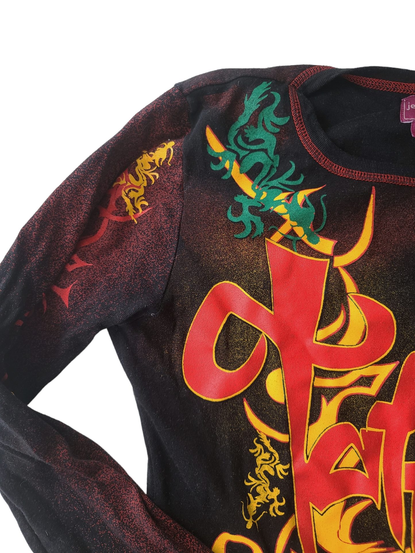 Cybery2k printed streetwear top