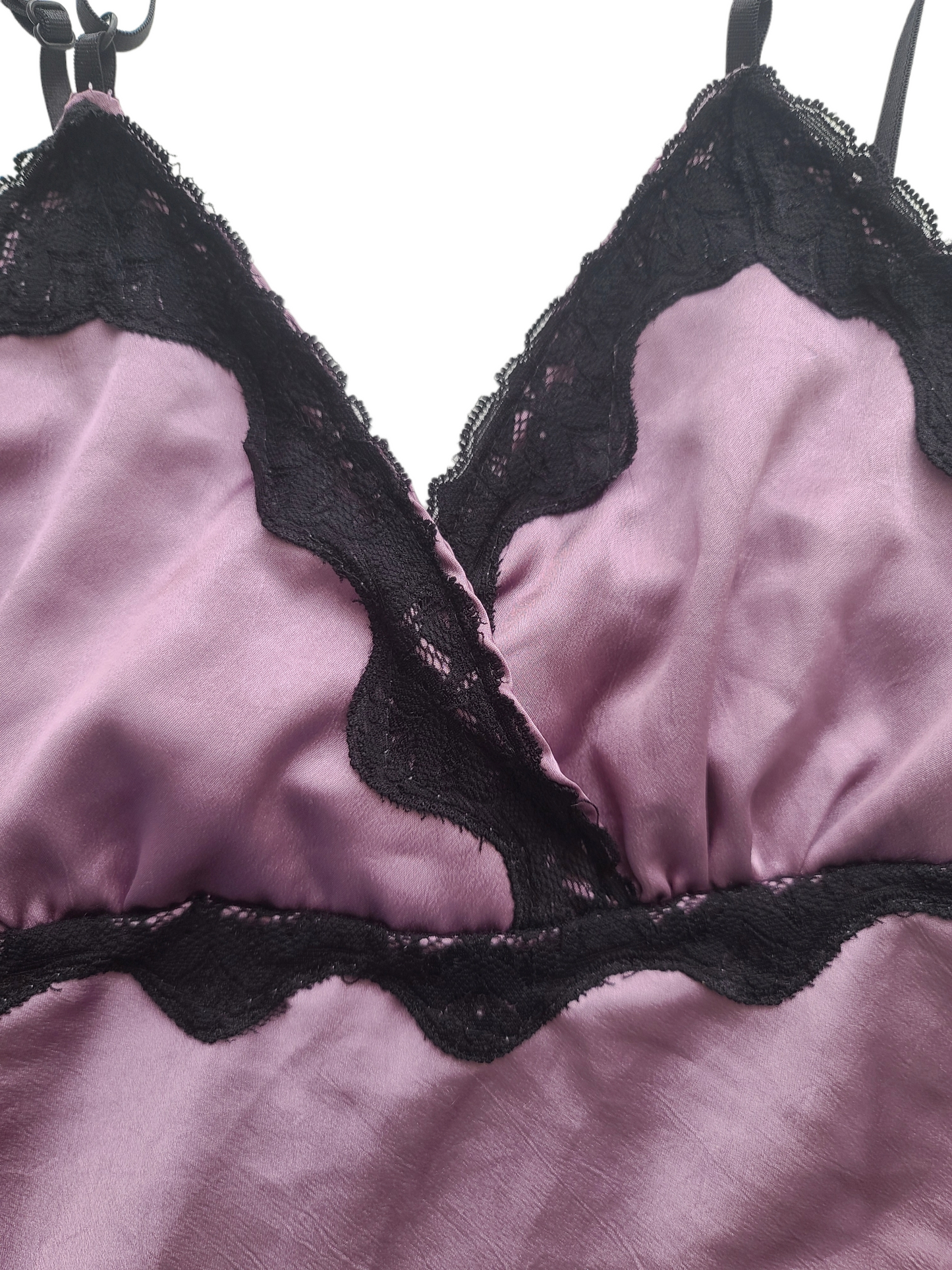 Purple lace flirty top