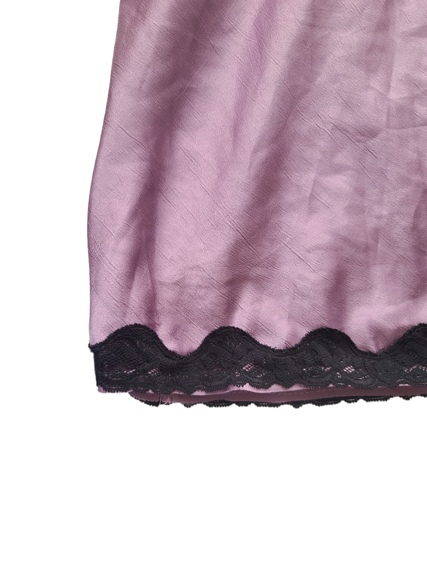 Top coquette violet en dentelle