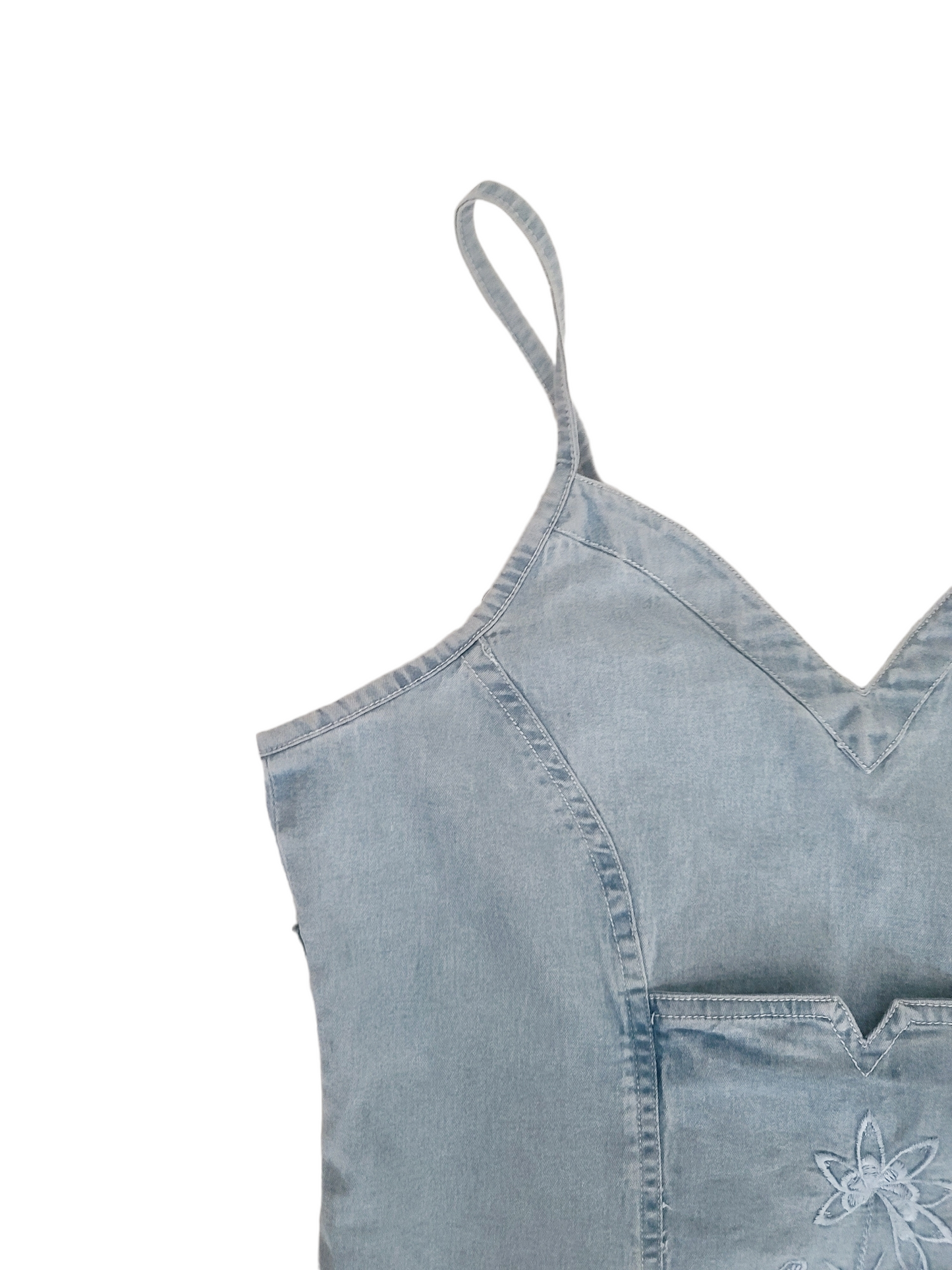 Vintage y2k flirty jean dress