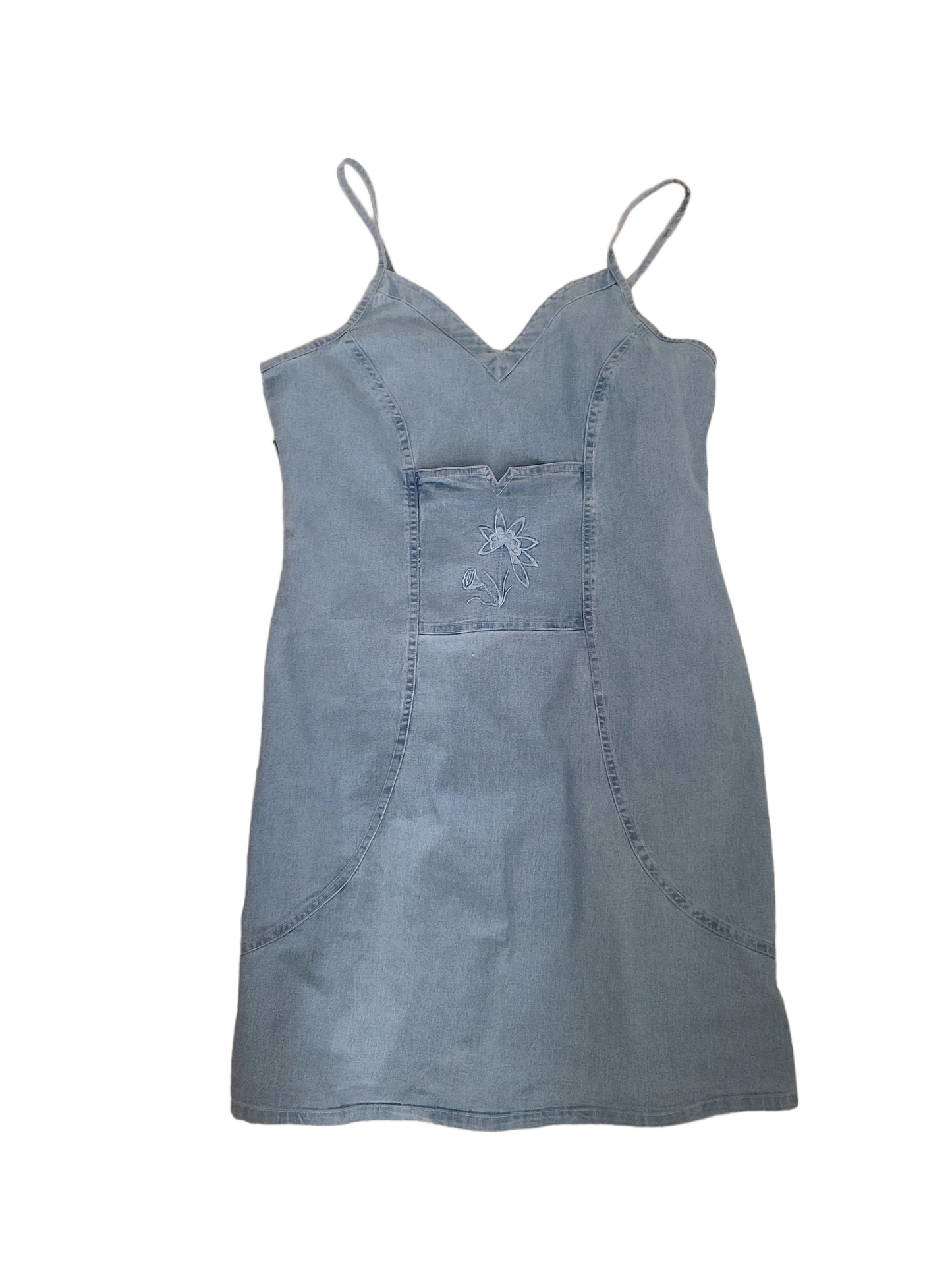 Vintage y2k coquette jean dress