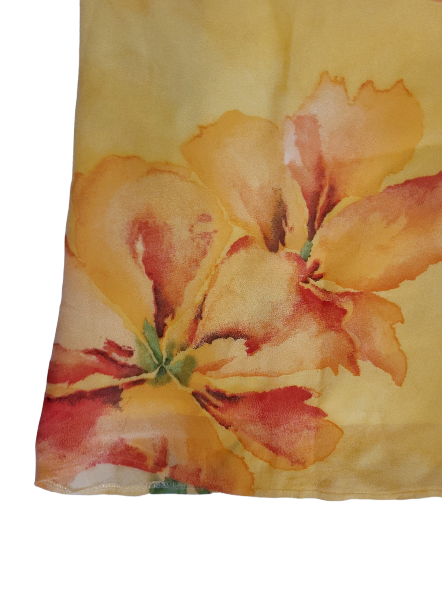 Vintage y2k flowers mesh skirt